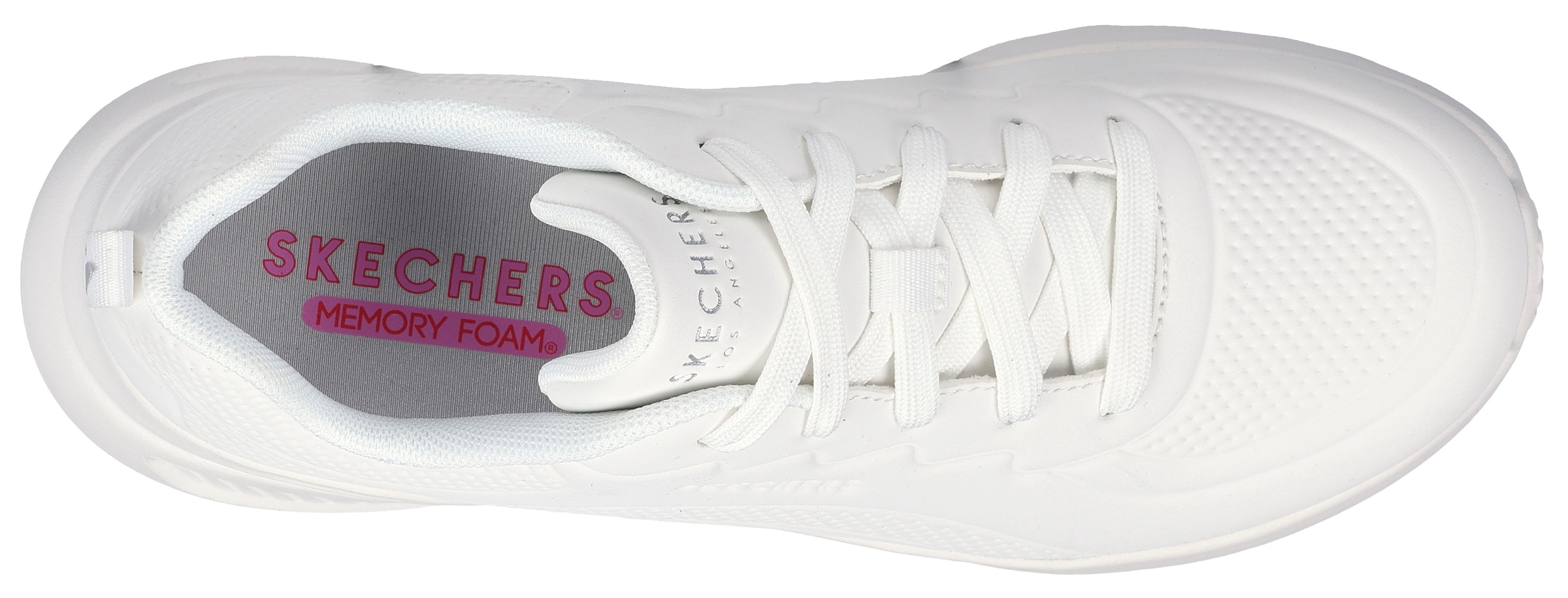 Skechers Sneaker »UNO LITE«, Freizeitschuh, Halbschuh, Schnürschuh im monochromen Look