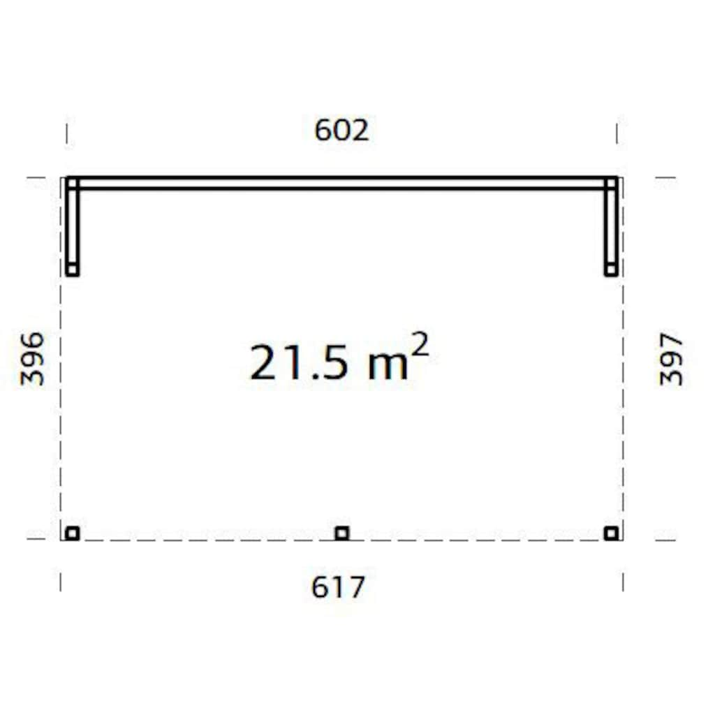 Palmako Holzpavillon »Nova«