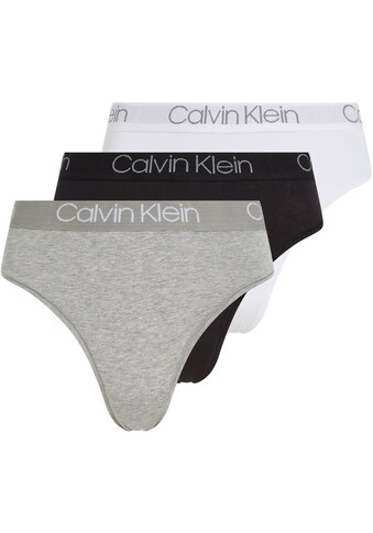 Calvin Klein T-String »3PK HIGH WAIST THONG« (Packu...