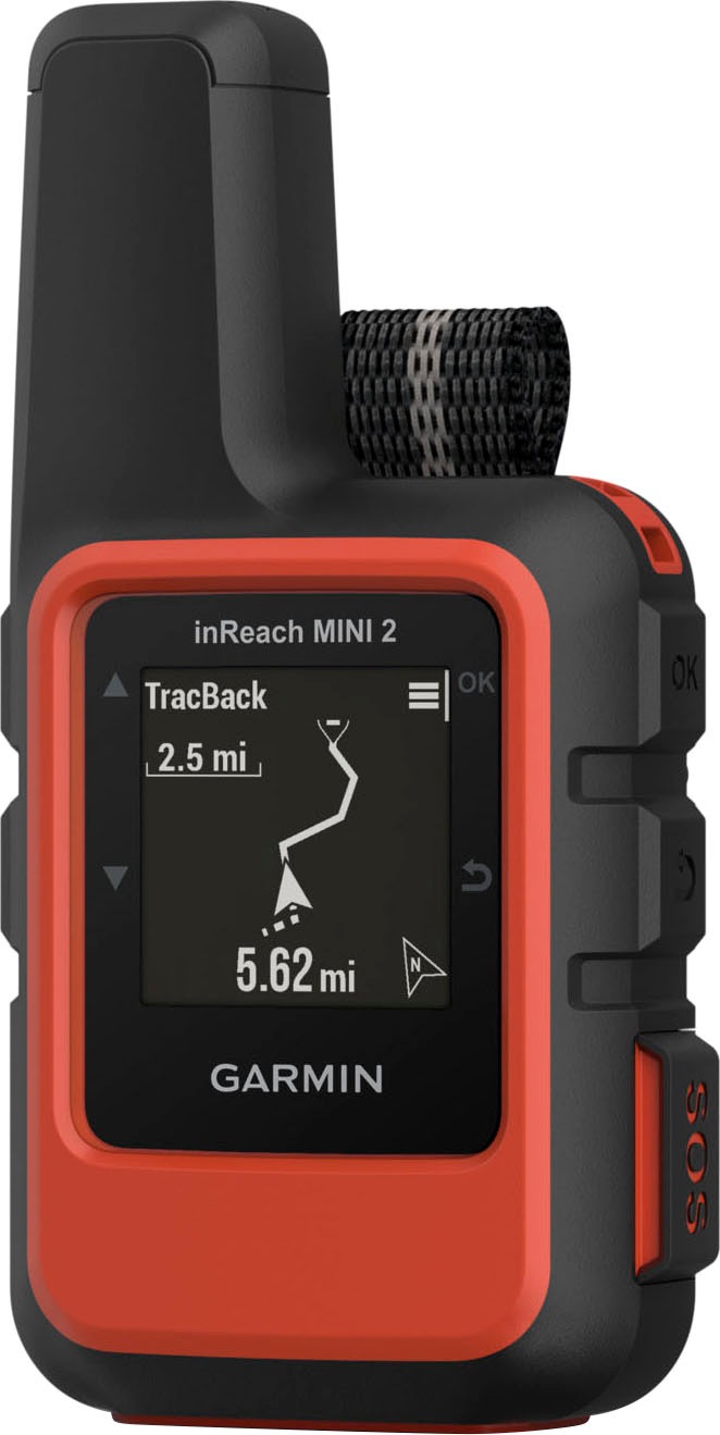 Garmin Outdoor-Navigationsgerät »Garmin inReach Mini 2 Black GPS EMEA«, TracBack-Routing-Funktion, Punkt-zu-Punkt-Navigation