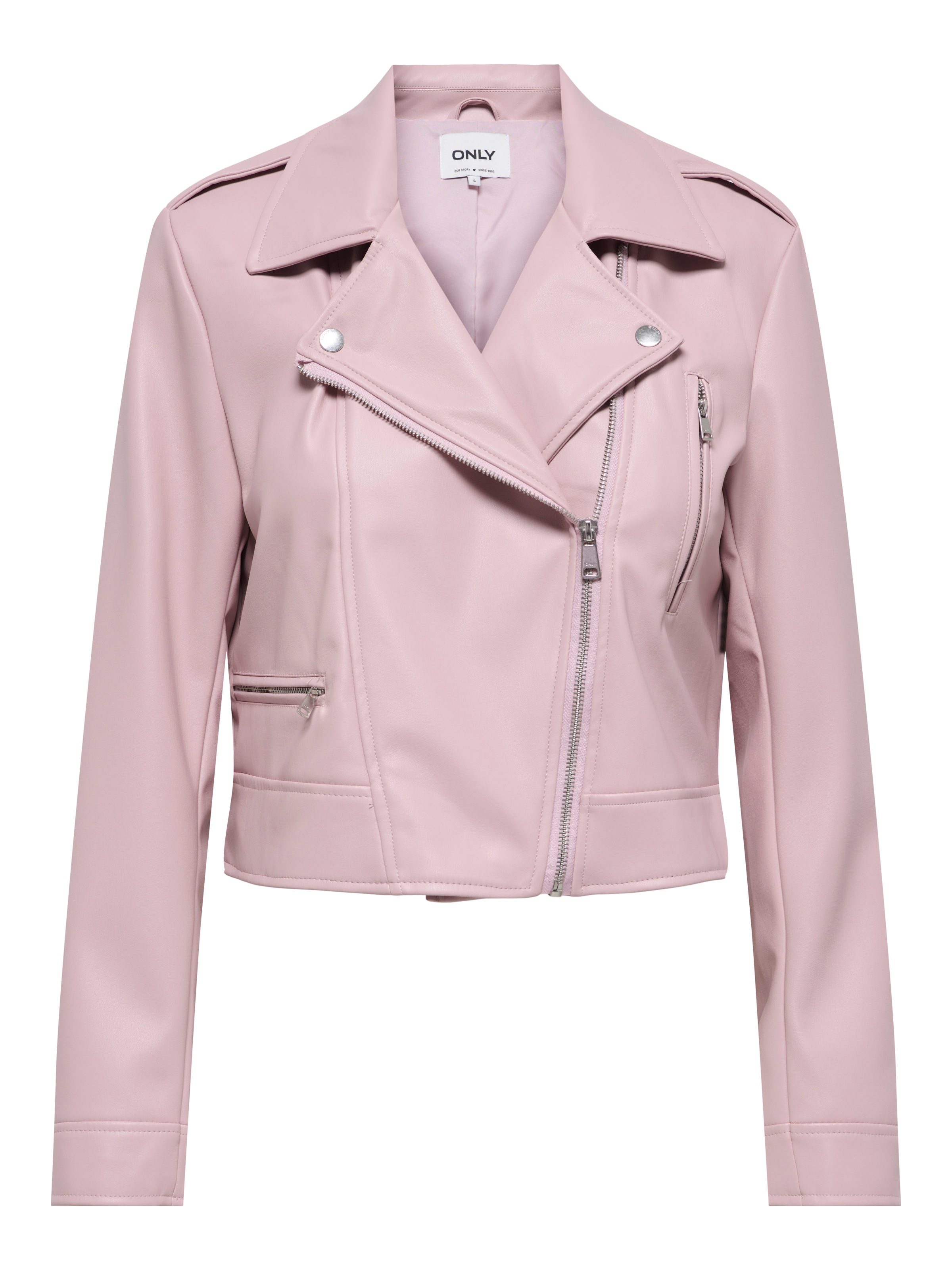 ONLY Lederimitatjacke »ONLCARMEN FAUX LEATHER BIKER CC OTW« mit asymmetrischem Reißverschluss