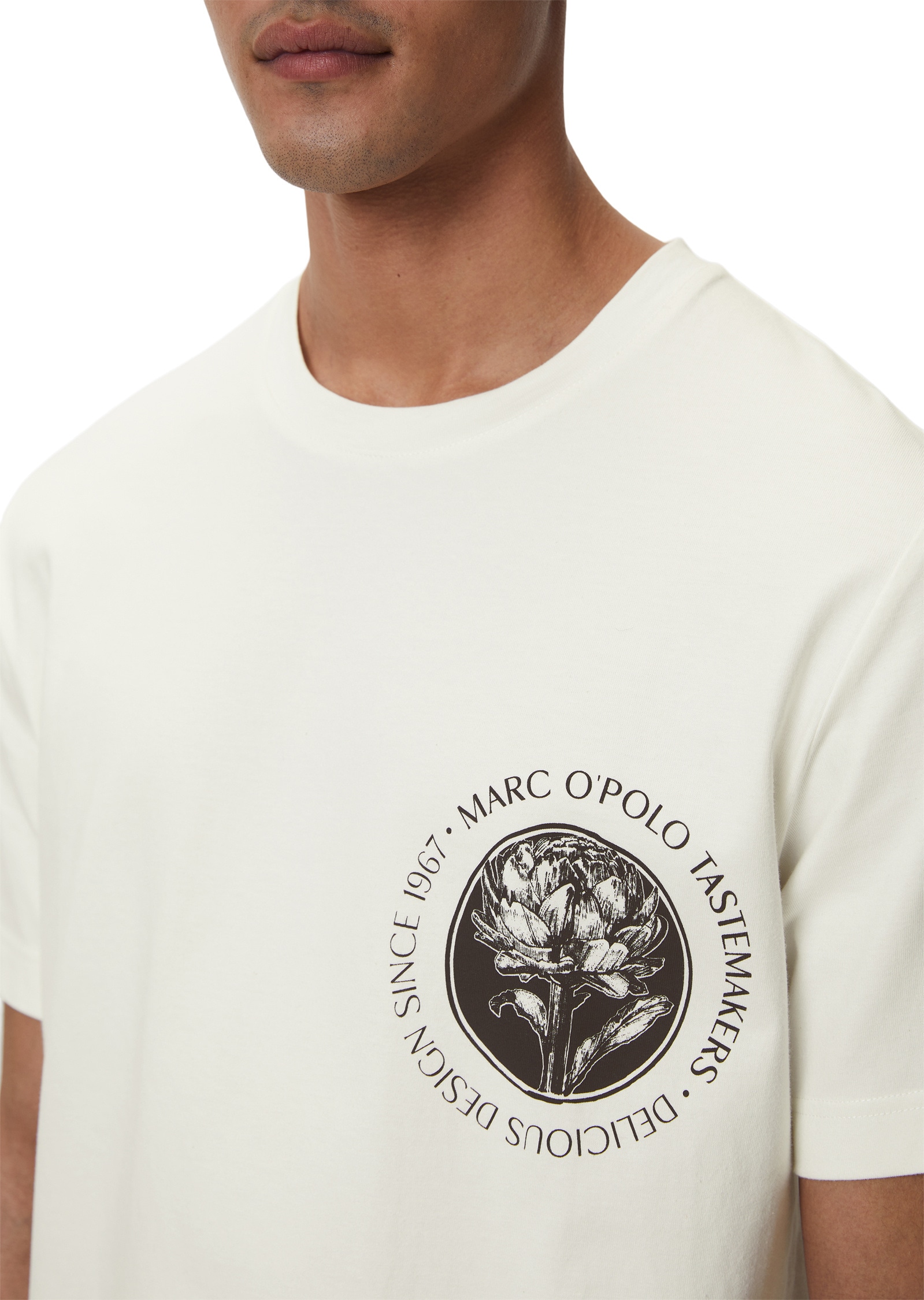 Marc O'Polo T-Shirt »aus mittelschwerem Jersey«