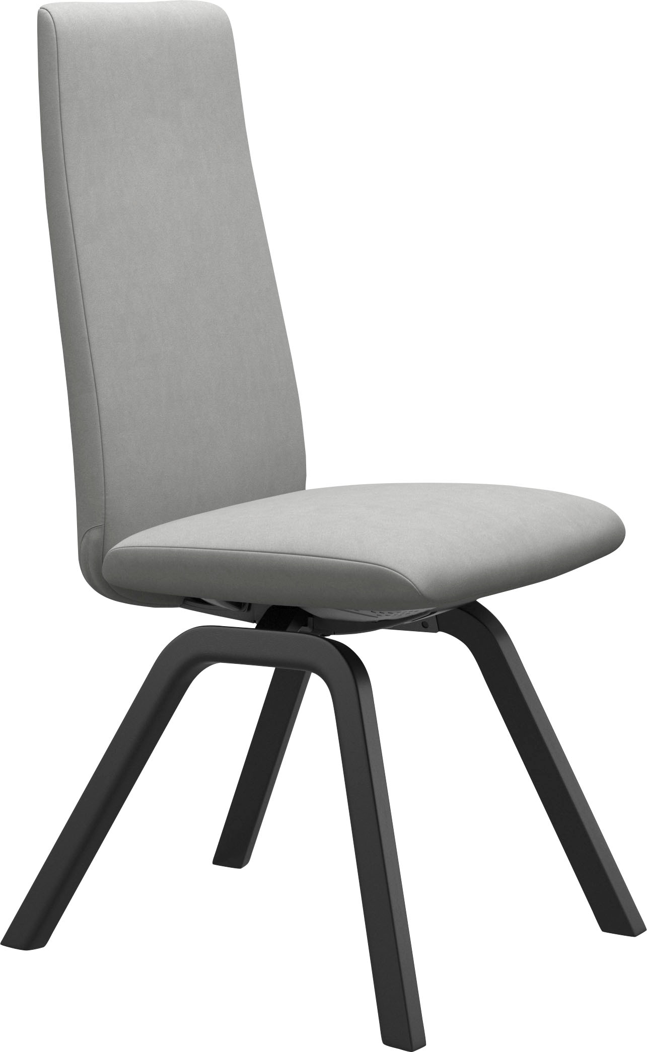 Stressless Polsterstuhl "Laurel", Microfaser DINAMICA, High Back, Größe M, mit schräggestellten Beinen in Schwarz