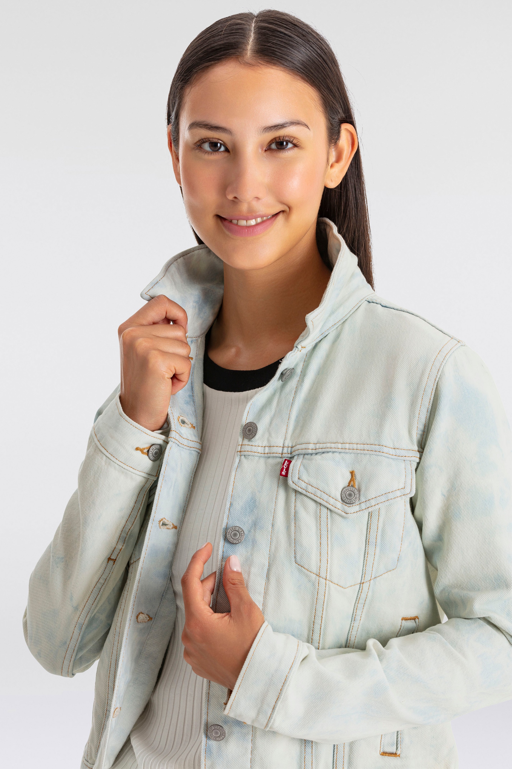 Levi's® Jeansjacke »ORIGINAL TRUCKER«, in Batik-Optik