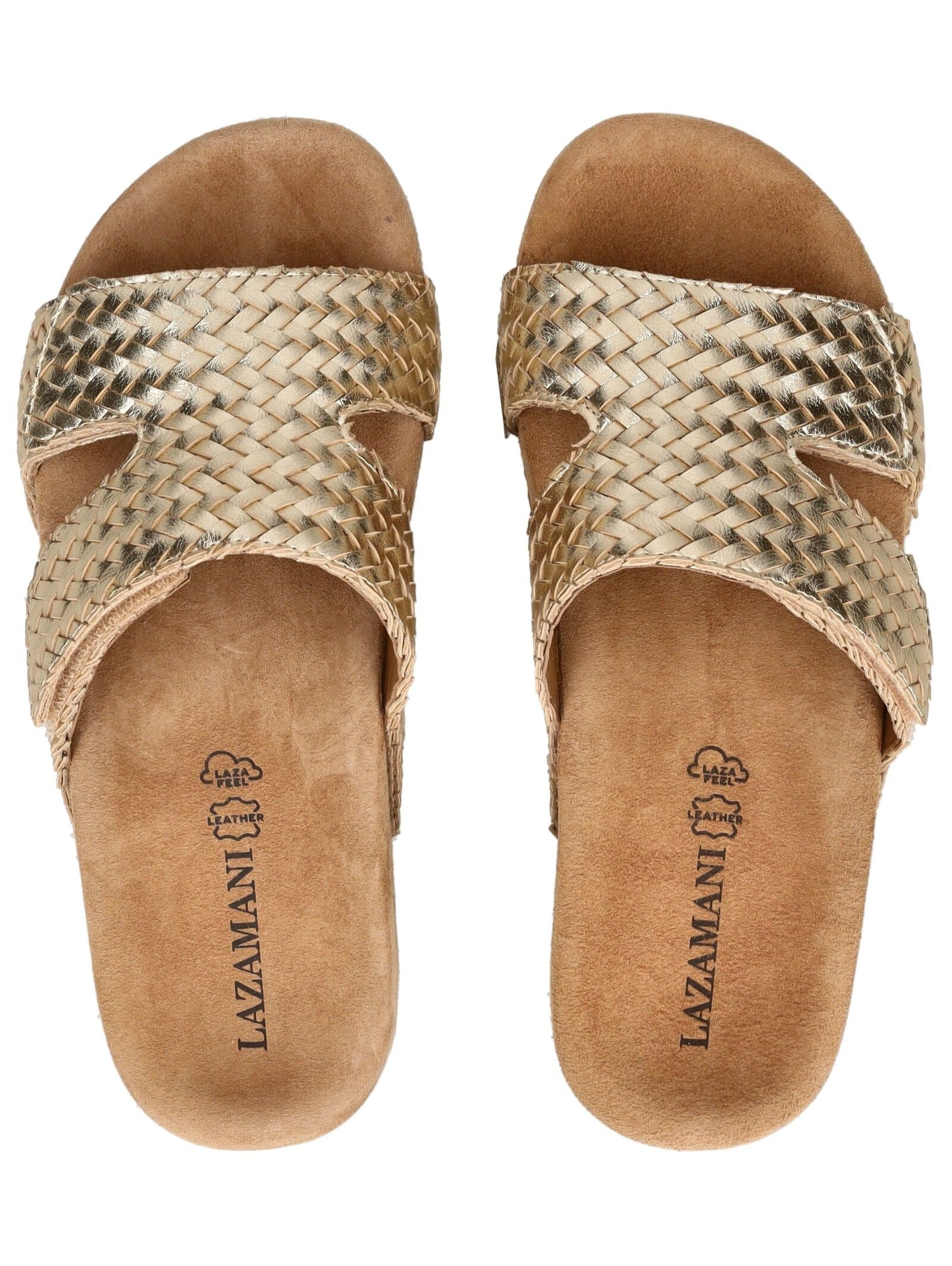 Lazamani Pantolette »Lazamani Pantoletten Leder/Textil«