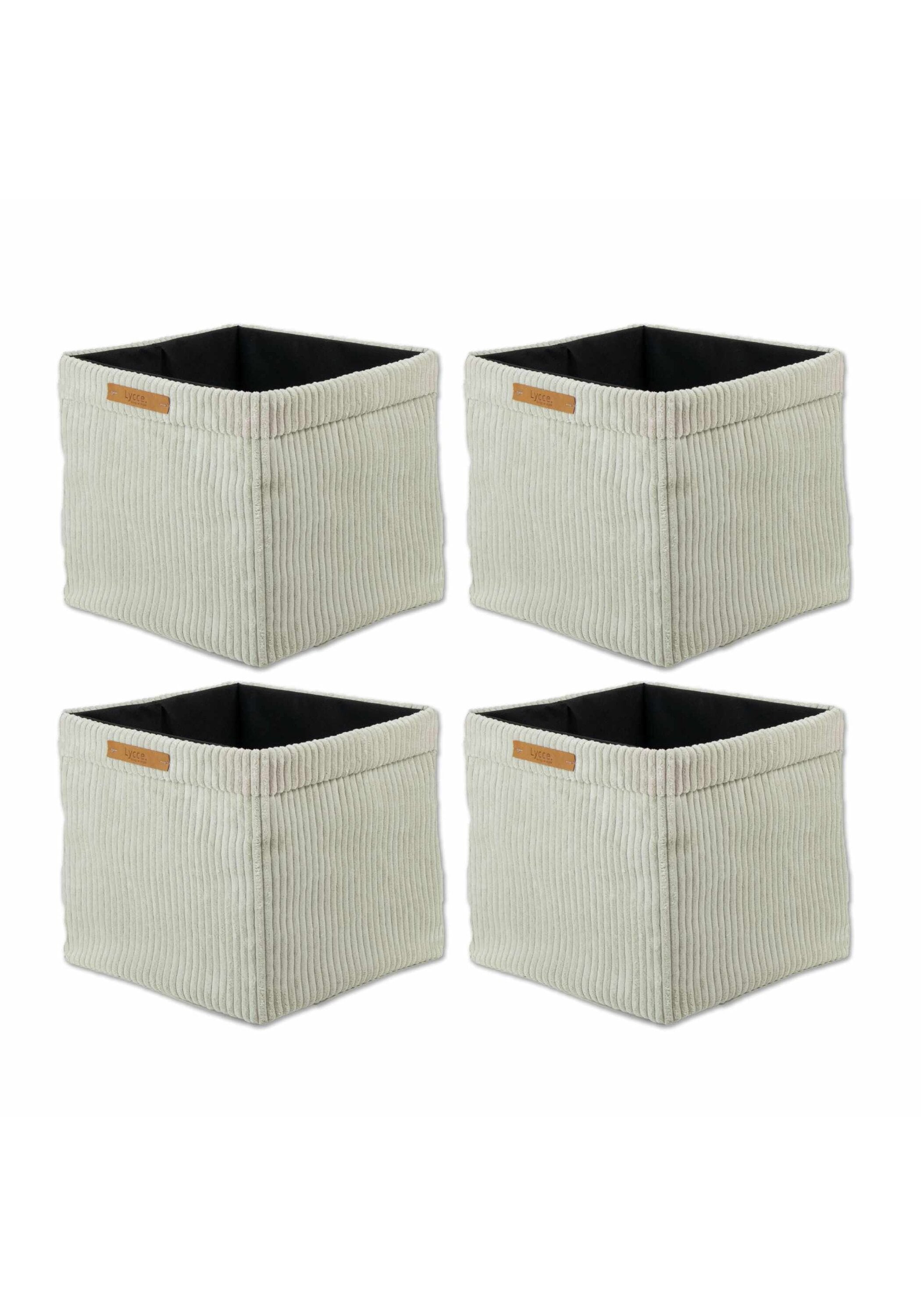 Lycce Aufbewahrungsbox "Aufbewahrungskorb Faltbare Aufbewahrungsbox Cord 4P 4er Pack"