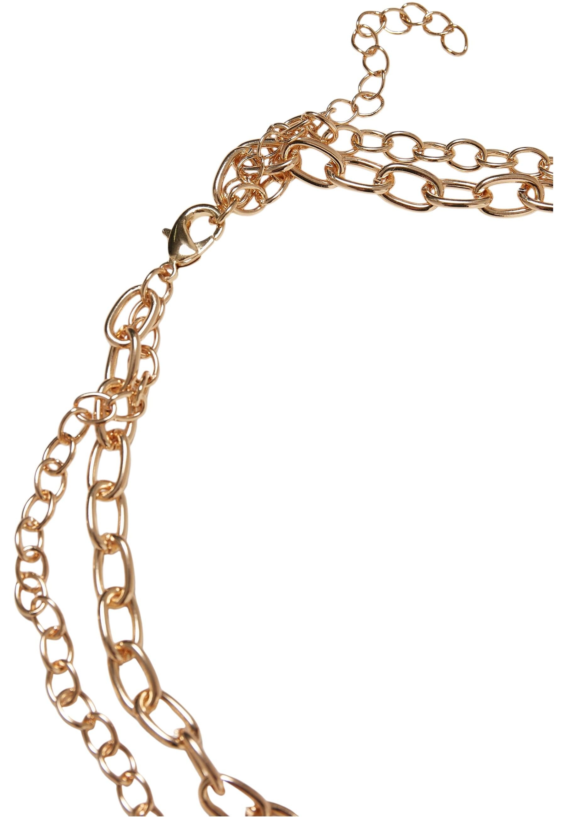 URBAN CLASSICS Halsreif »Urban Classics Unisex Diamond Zodiac Golden Necklace«