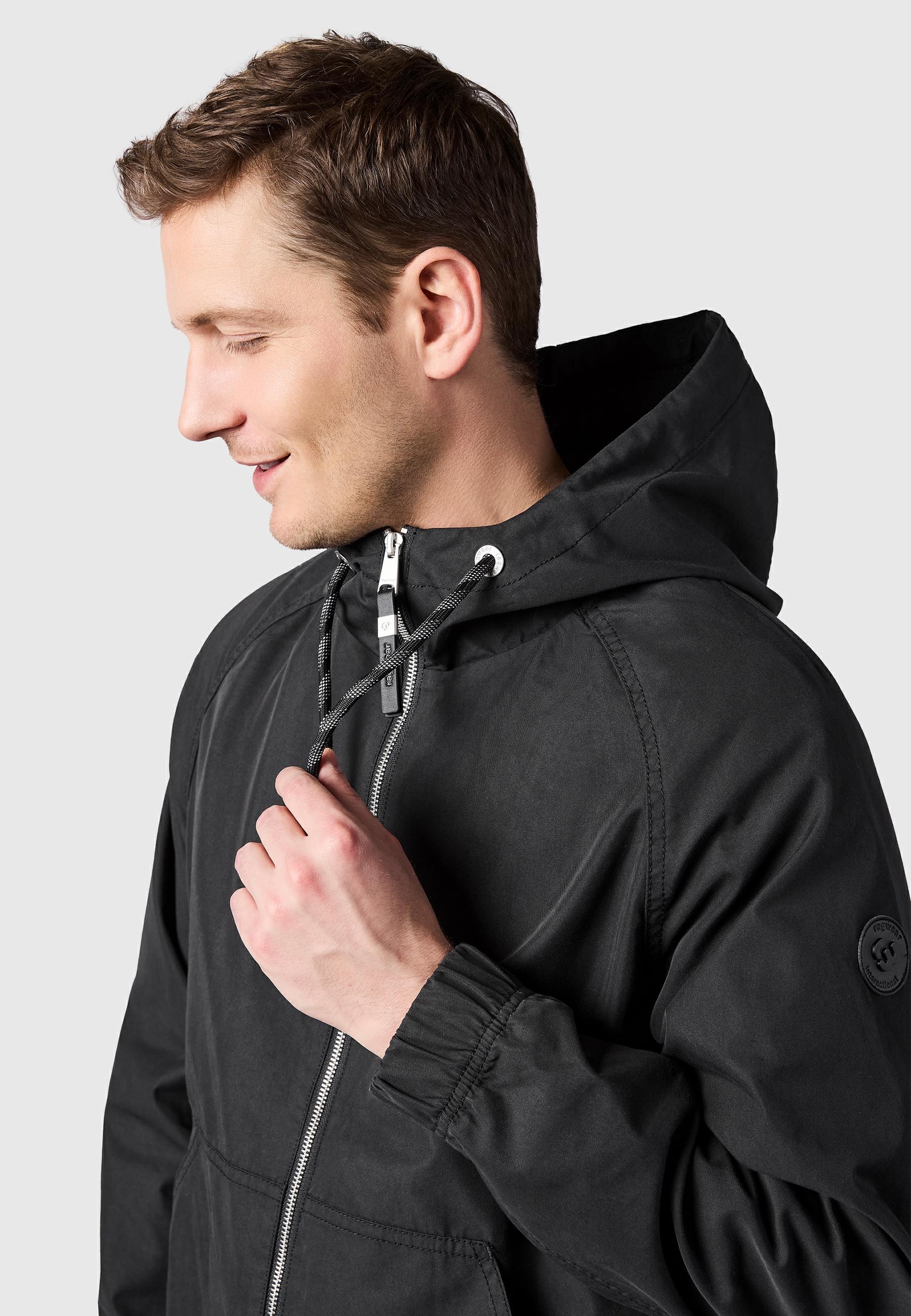 Ragwear Outdoorjacke »Roog YOUMODO« mit Kapuze Leichte Herren Übergangsjacke mit Kapuze