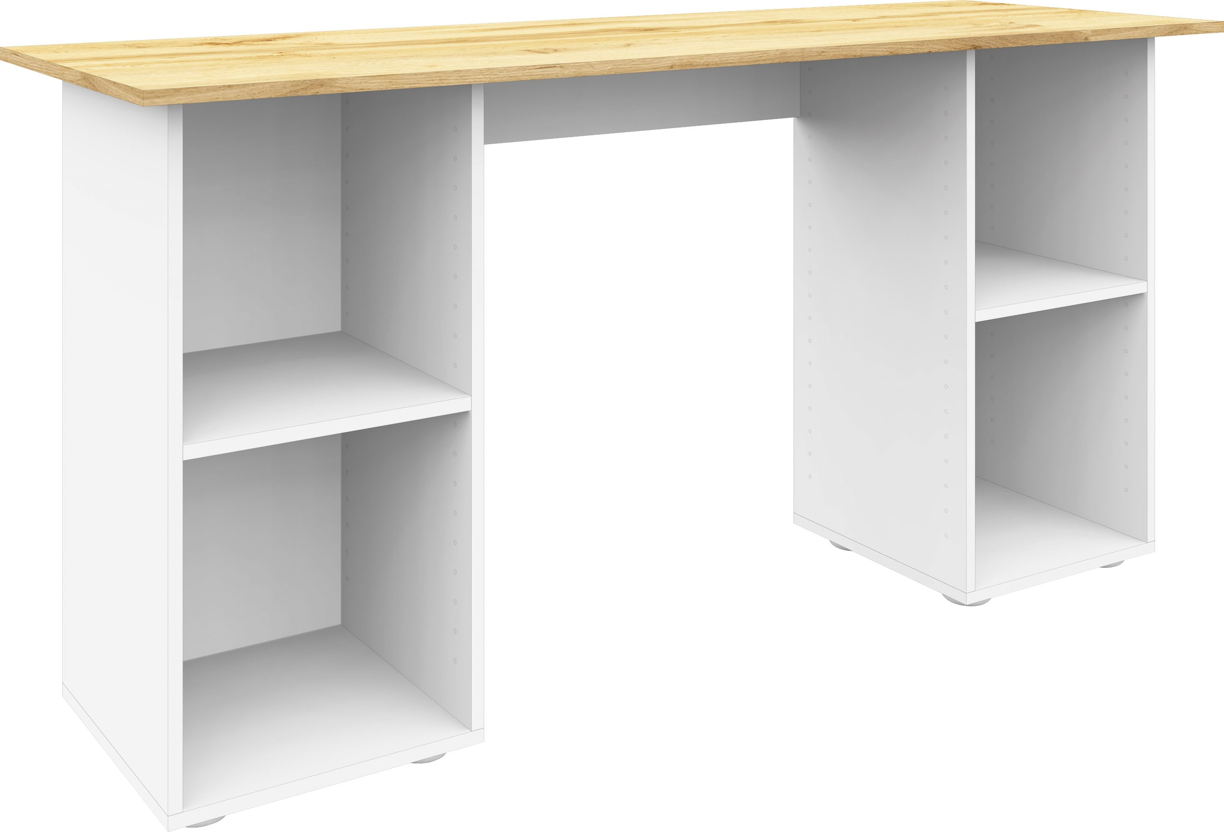borchardt Möbel Schreibtisch mit 150 Breite BAUR | in viel Regalschreibtisch »Kai«, cm, Made Stauraum, Germany