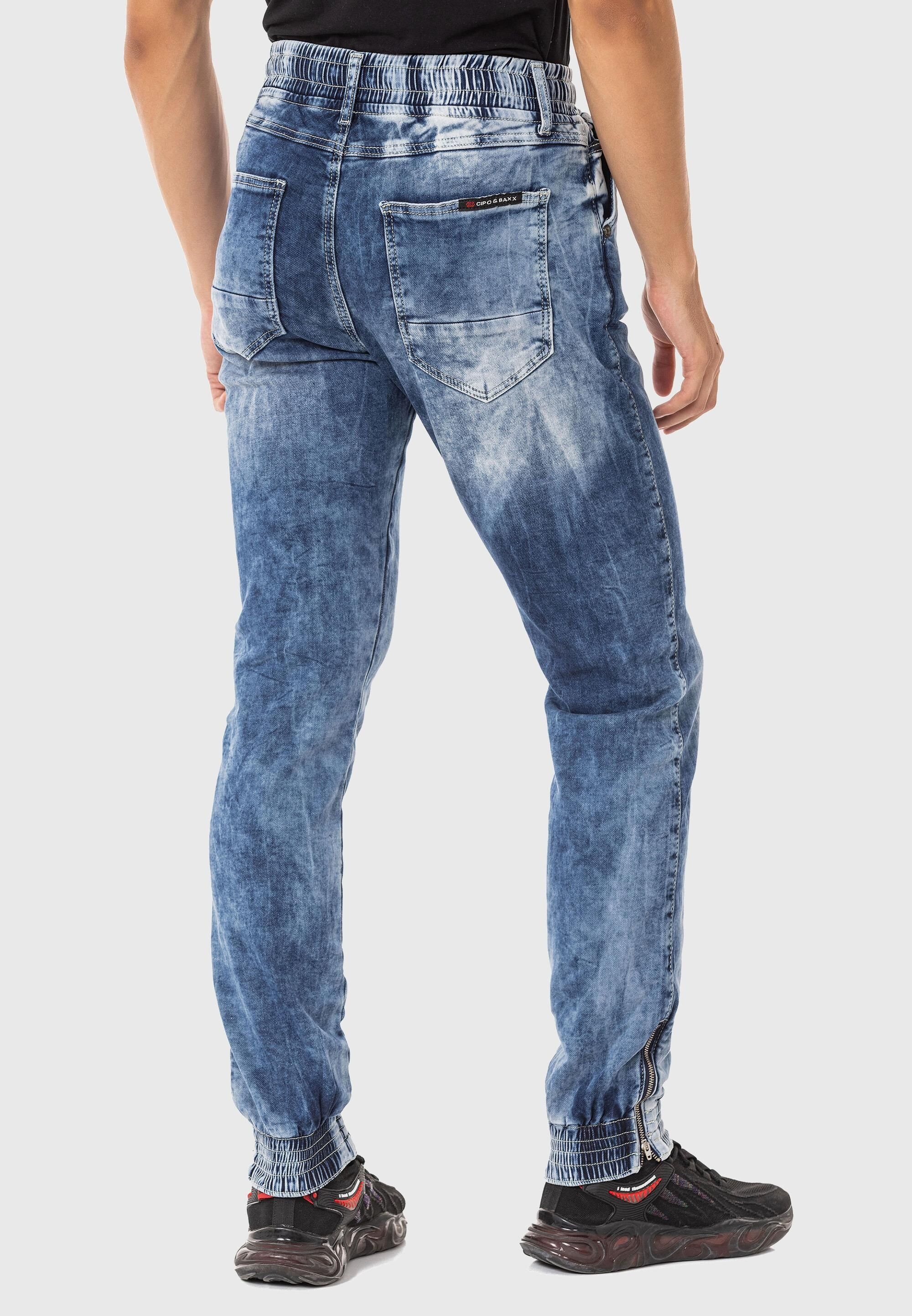 Cipo & Baxx 5-Pocket-Jeans "Hose" im Used-Look günstig online kaufen