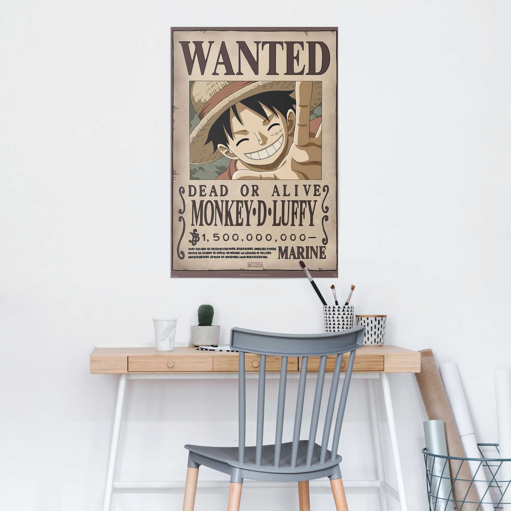 Reinders! Poster »One Piece - wanted Luffy«