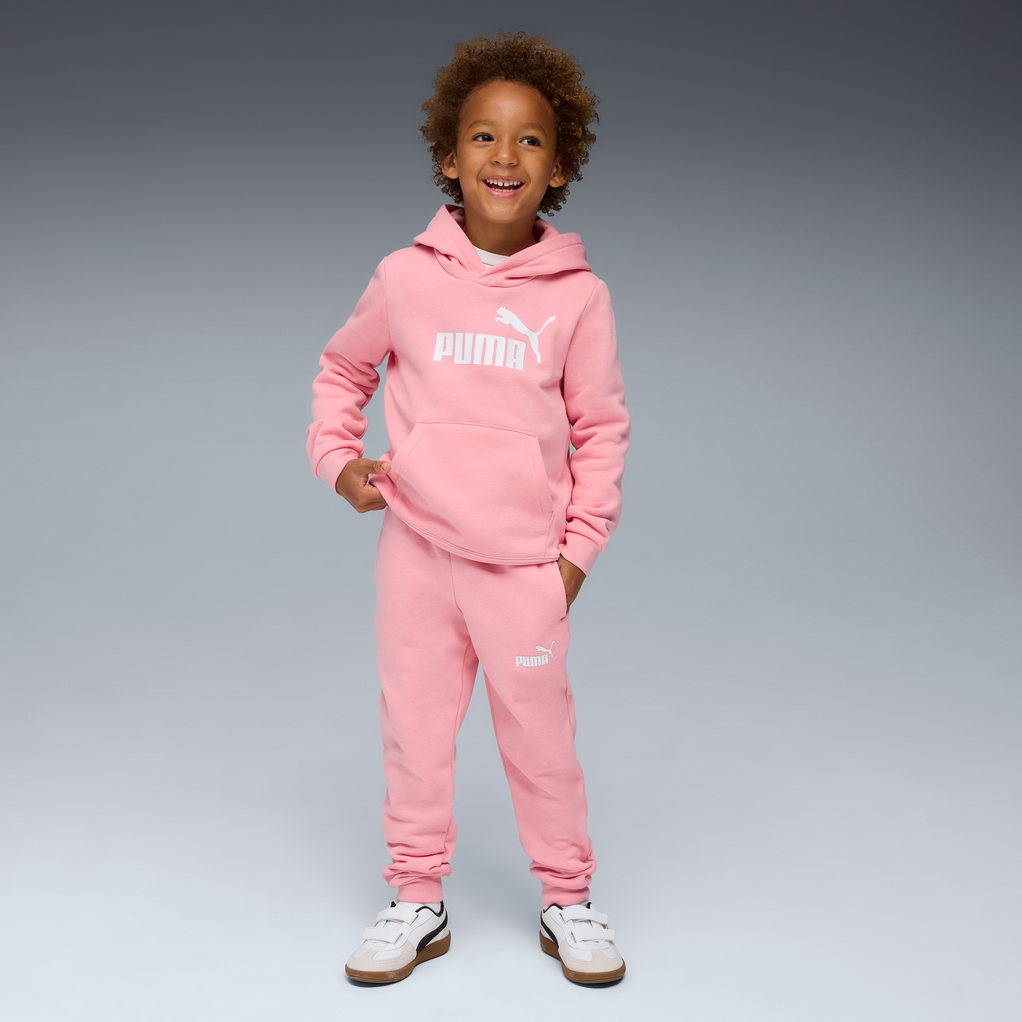 PUMA Trainingsanzug »ESS NO.1 LOGO SWEAT SUIT FL PS«, (2 tlg.)