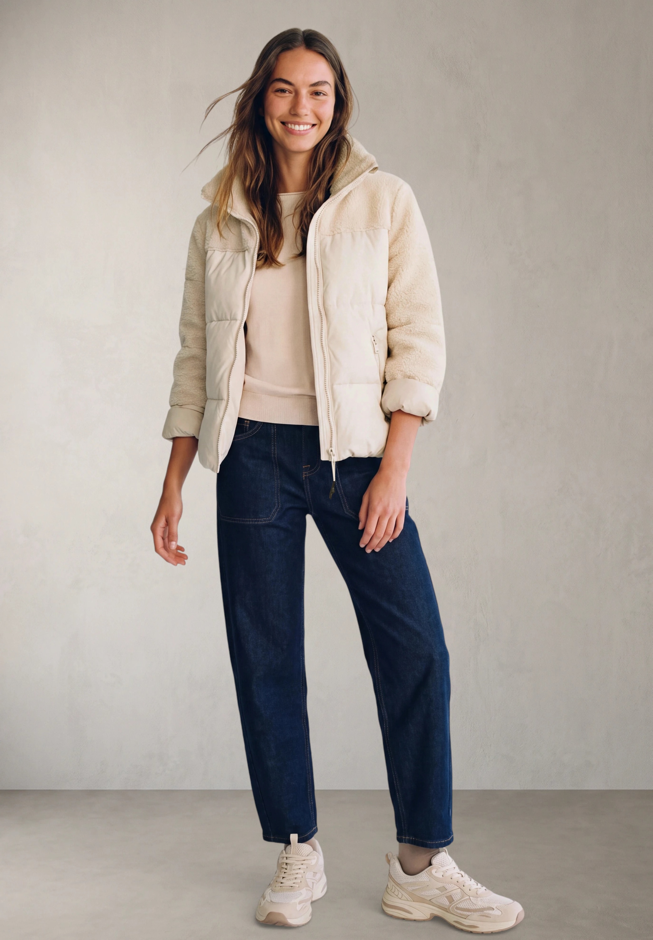 STREET ONE STUDIO Steppjacke ohne Kapuze mit Stehkragen