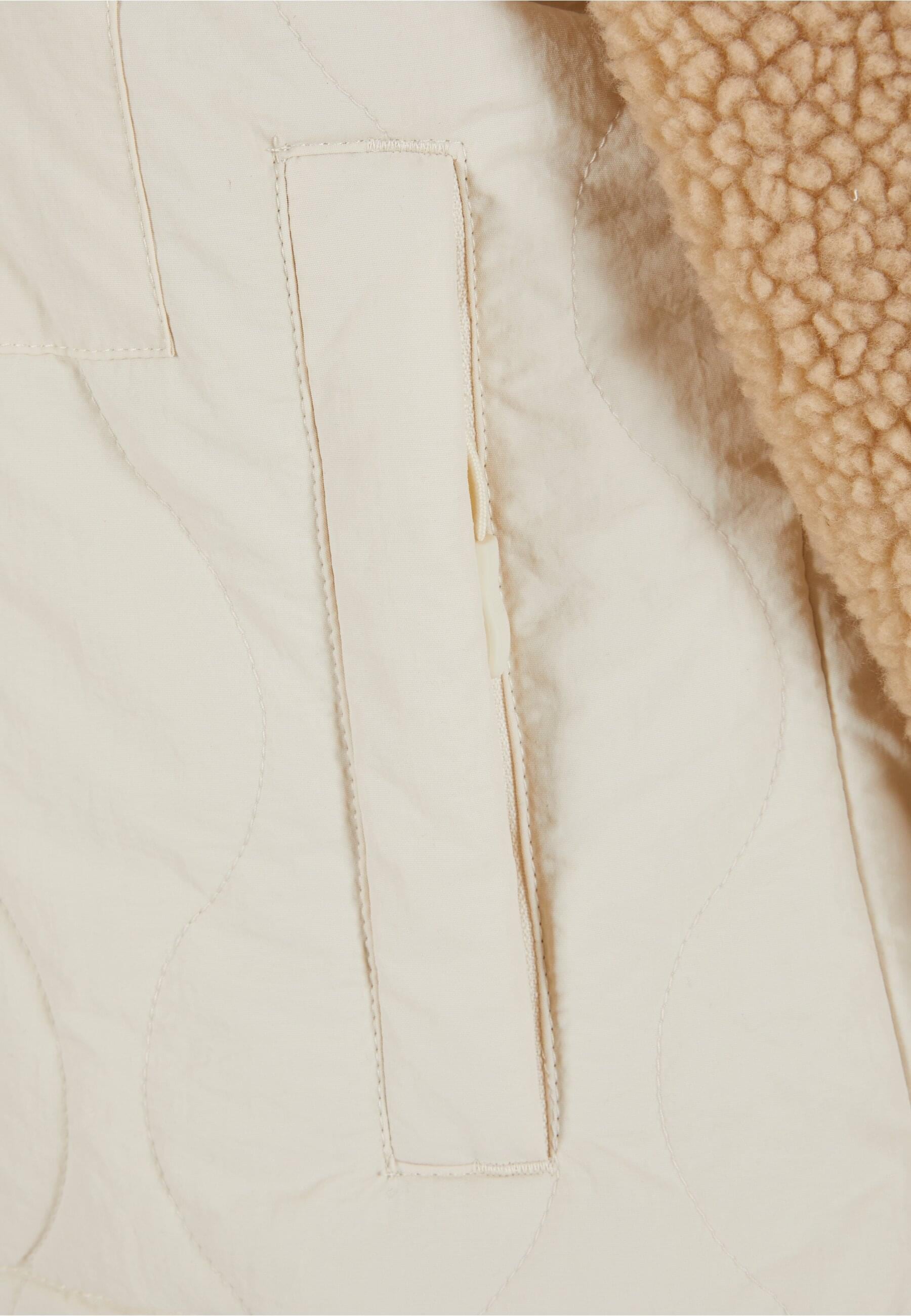 URBAN CLASSICS Allwetterjacke »Urban Classics Ladies Sherpa Crinkle Nylon Mix Jacket«, (1 St.), ohne Kapuze