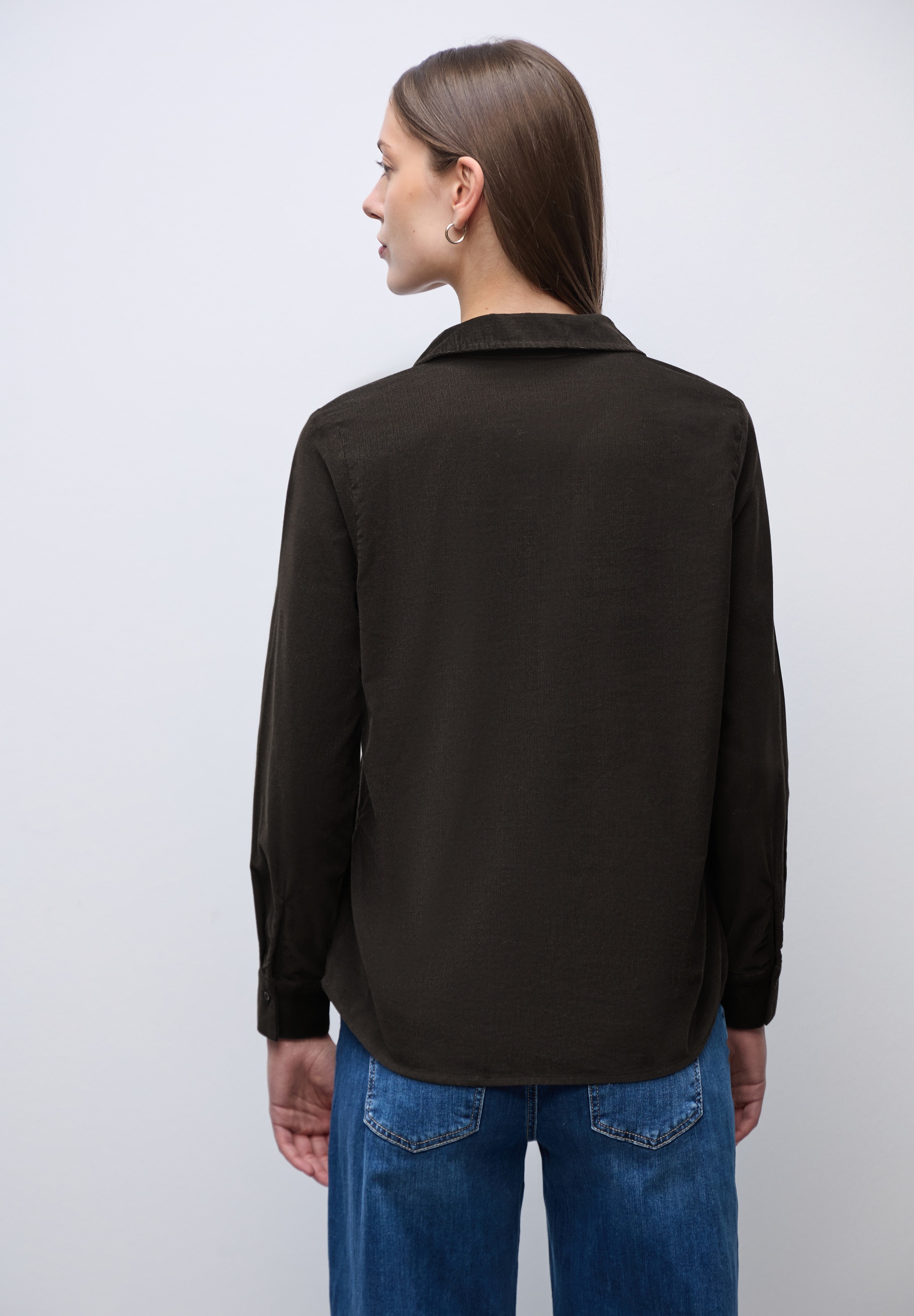 STREET ONE Langarmbluse aus reiner Baumwolle günstig online kaufen