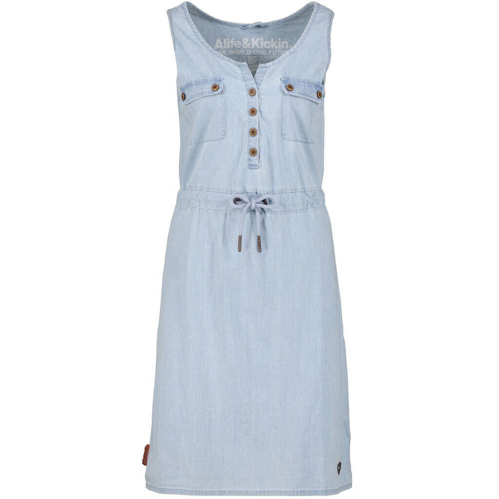 Alife & Kickin Sommerkleid »DorisAK DNM Dress Damen Sommerkleid, Jeanskleid, Kleid«