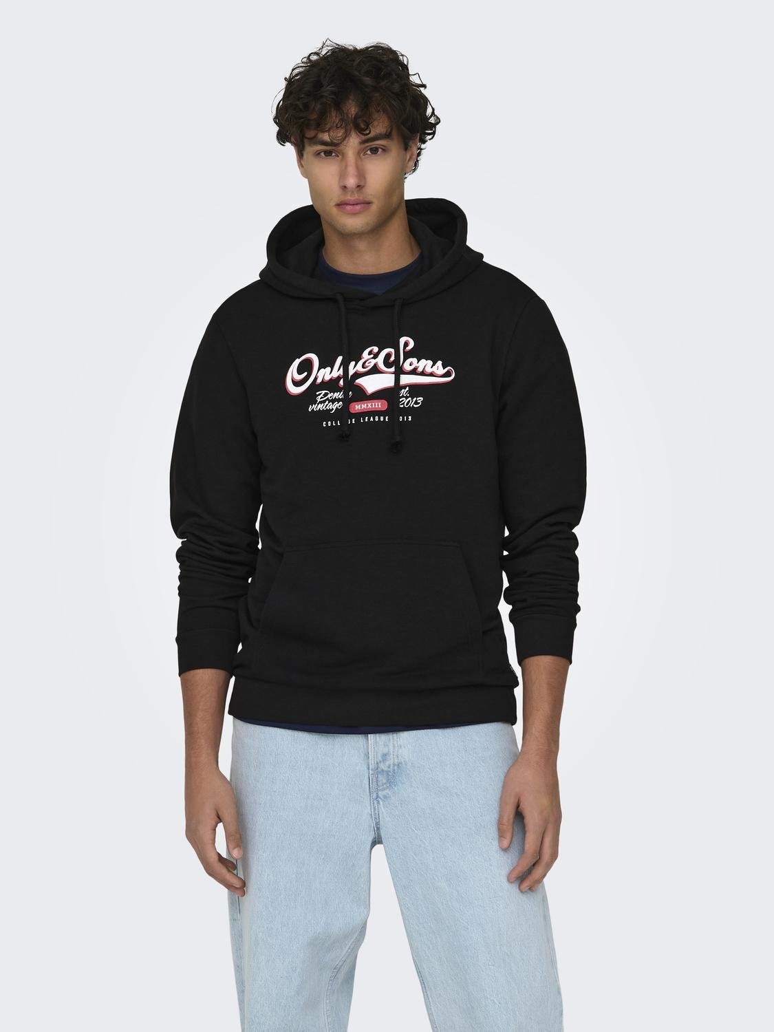 ONLY & SONS Kapuzensweatshirt "ONSLENNY REG VINTAGE PRINT HOOD SWEAT" günstig online kaufen