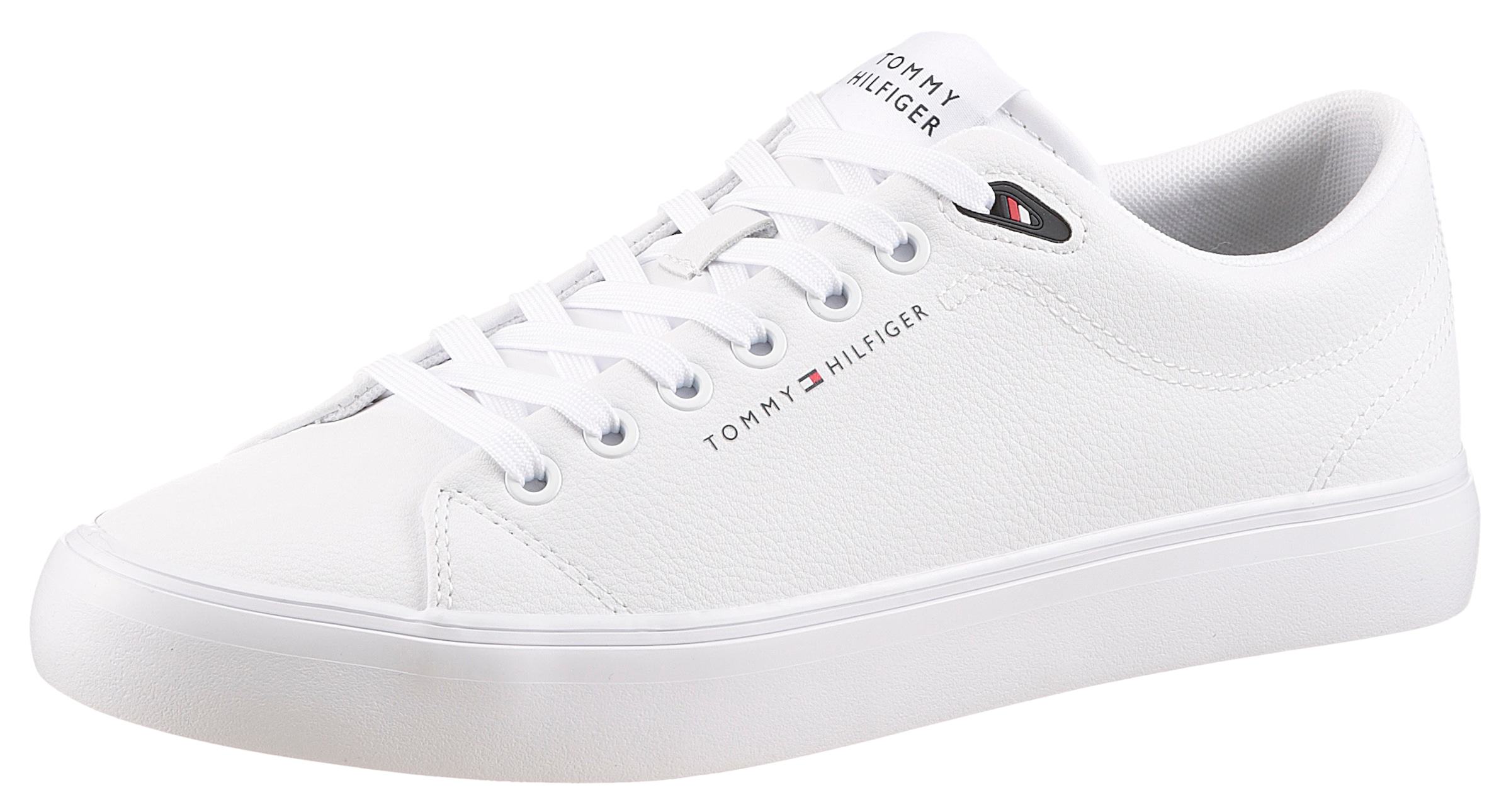 Tommy Hilfiger Sneaker "TH HI VULC CORE LOW LTH II ESS", Freizeitschuh, Hal günstig online kaufen