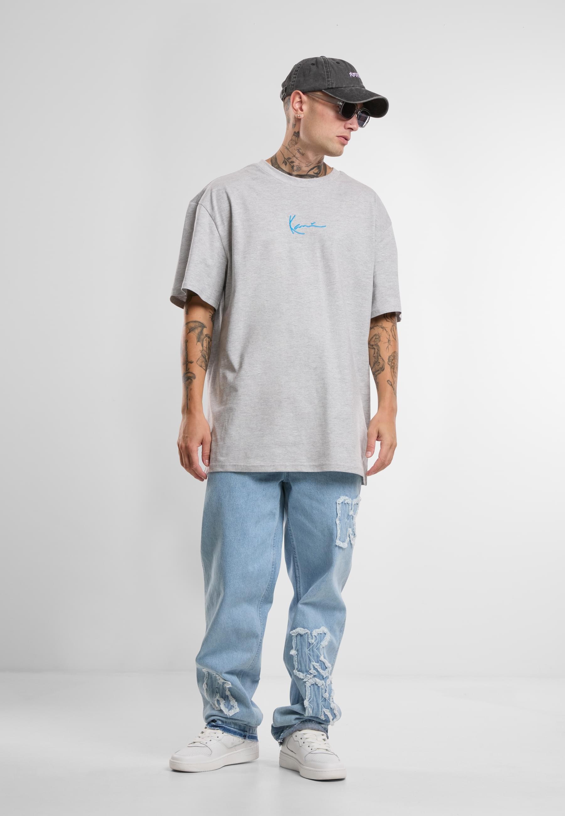 Karl Kani T-Shirt »Karl Kani Small Signature Blue Logo Tee«, (1 tlg.)