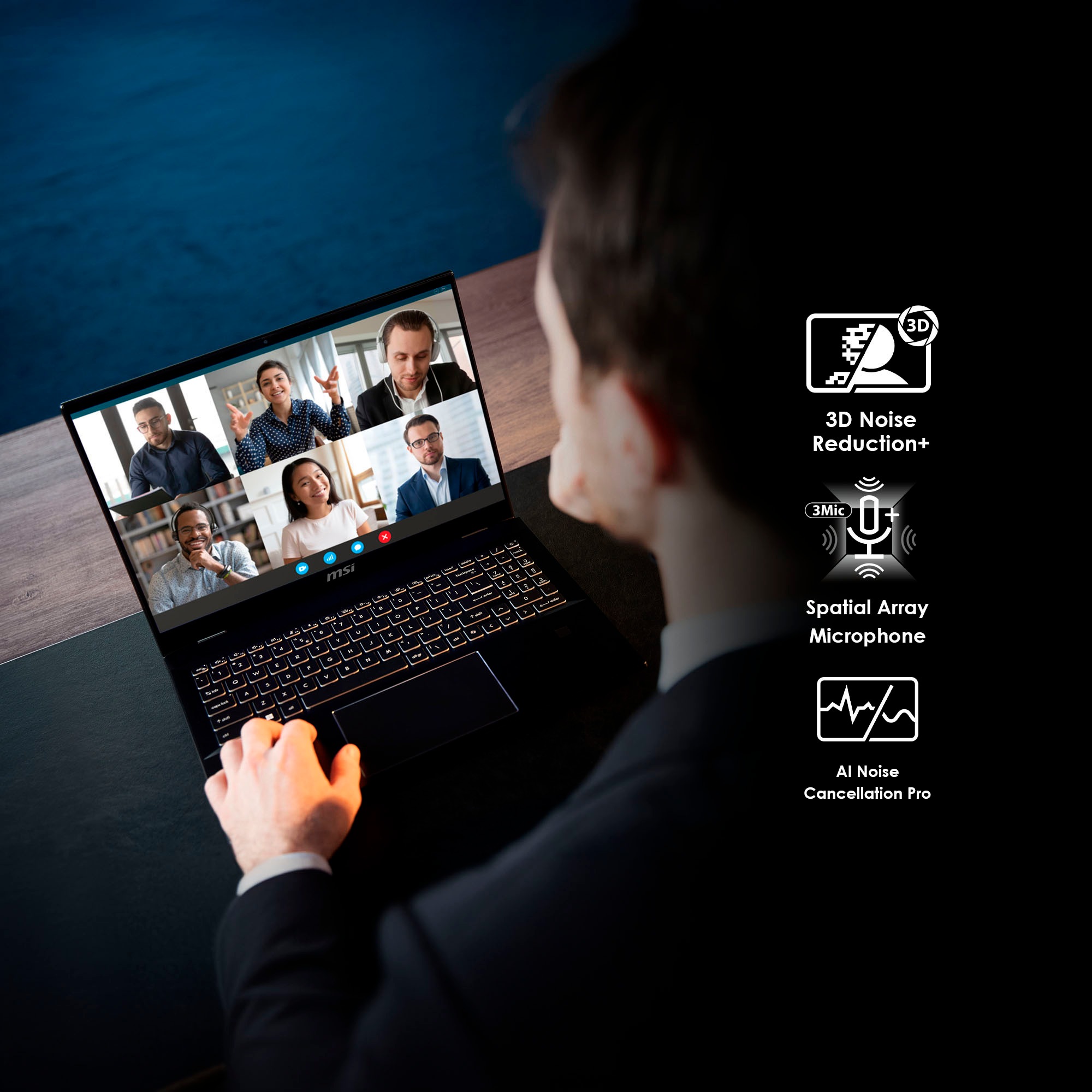 MSI Convertible Notebook »Summit A16 AI+ A3HMTG-035 (P)«, 40,7 cm, / 16 Zoll, AMD, Ryzen™ AI 9, Radeon 880M, 1000 GB SSD