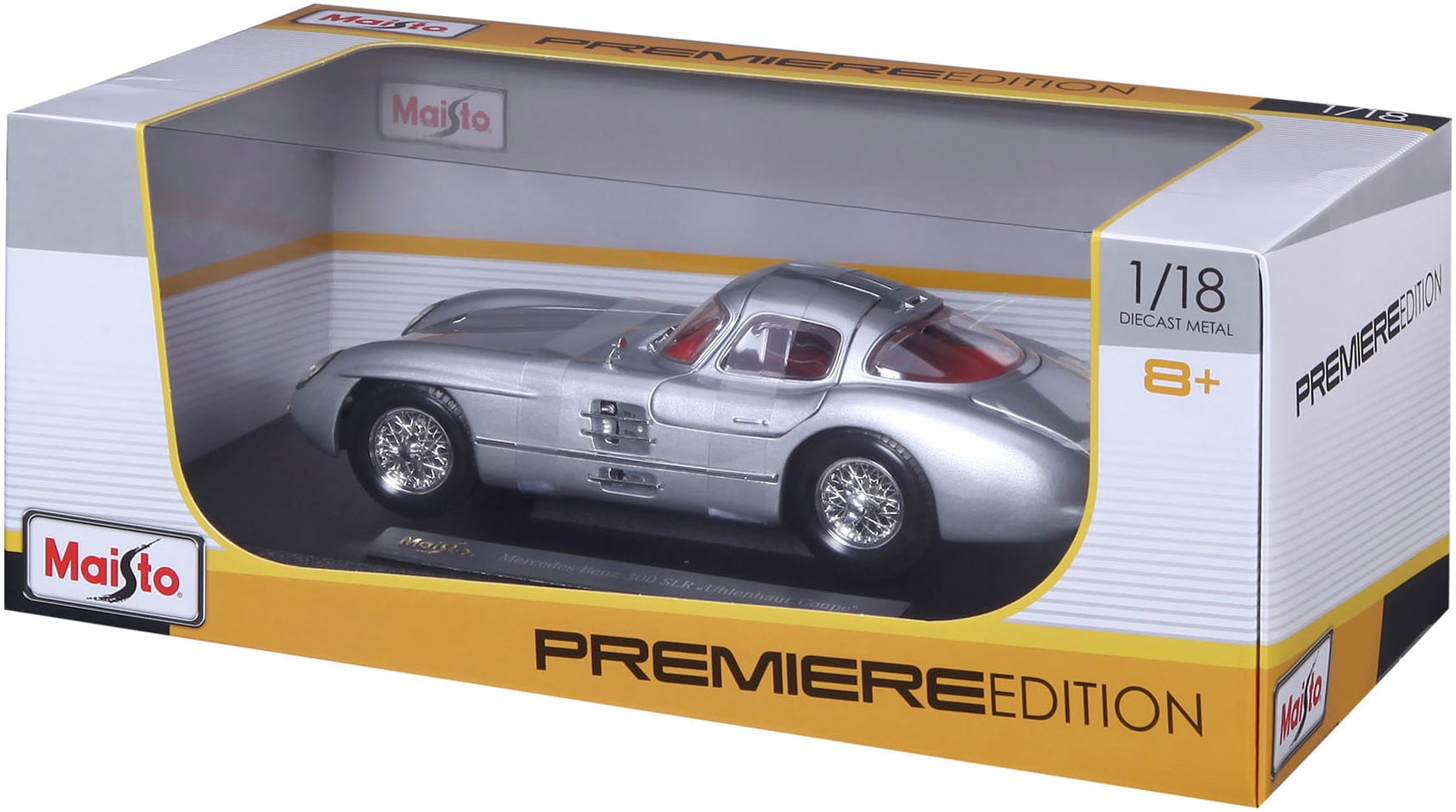 Maisto® Sammlerauto »Mercedes 300SLR Uhlenhaut Coupé '55«, 1:18