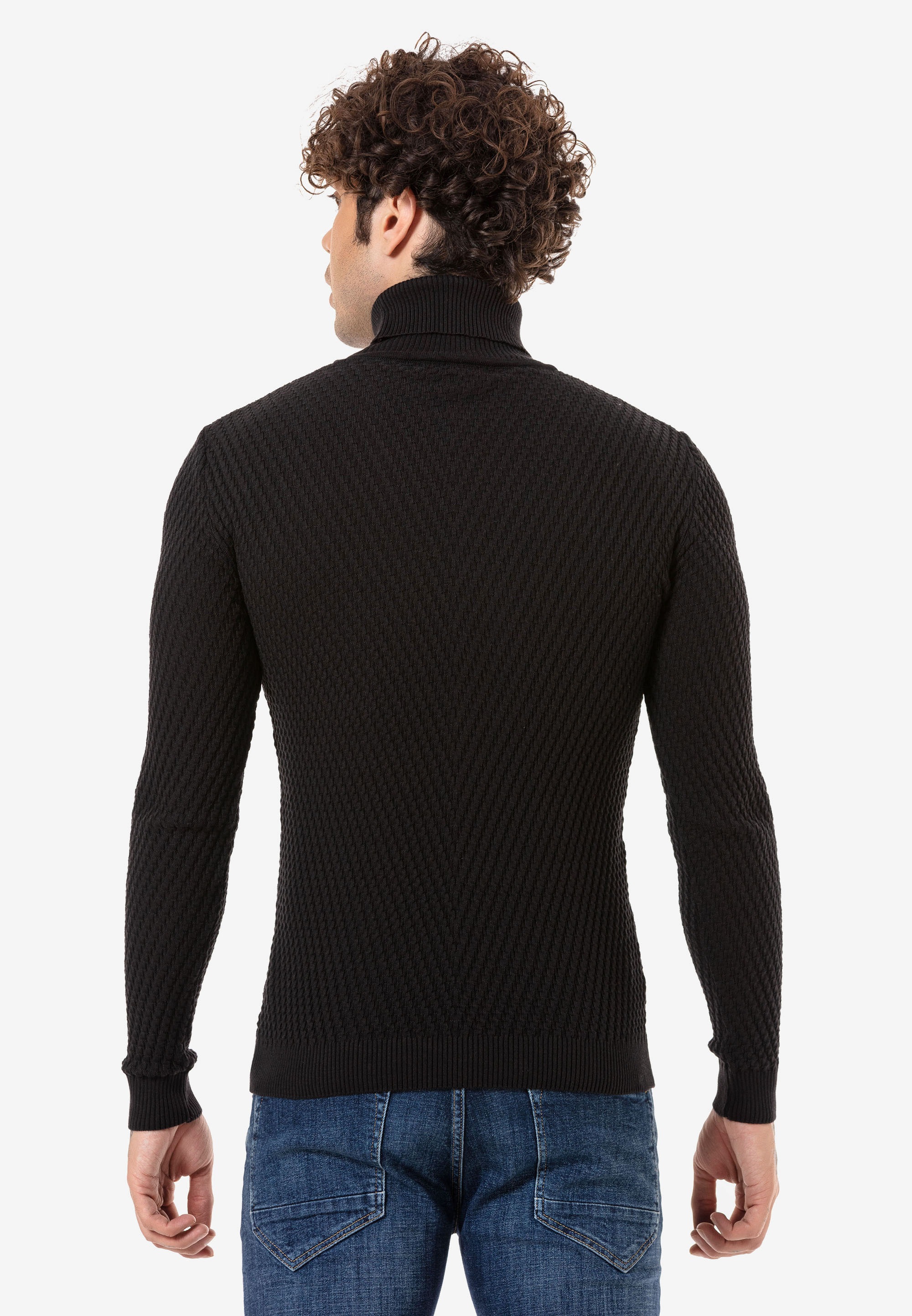 RedBridge Rollkragenpullover »Gosport«, mit aufwendigem Strickmuster