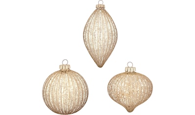 Christbaumschmuck »Weihnachtsdeko, Christbaumschmuck«, (Packung, 6 tlg.)