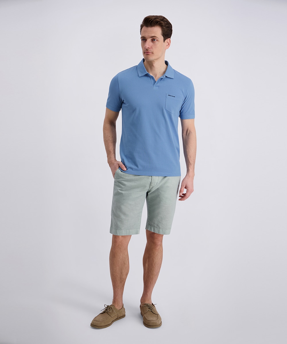 Pierre Cardin Poloshirt normale Passform, mit kurzem Arm, mit offenem Polokragen
