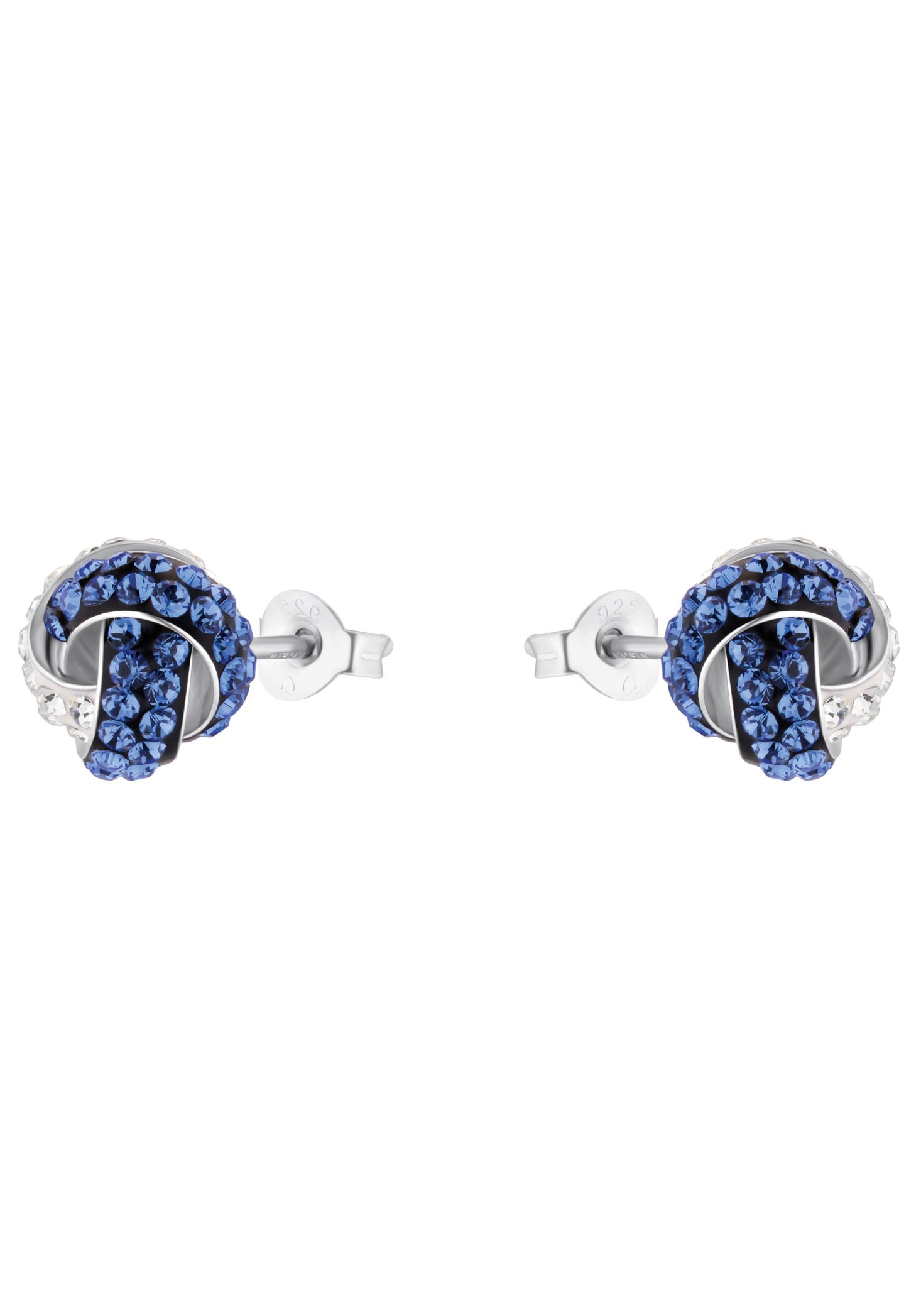 Amor Paar Ohrstecker »Knoten, 9217786«, mit Zirkonia (synth.)