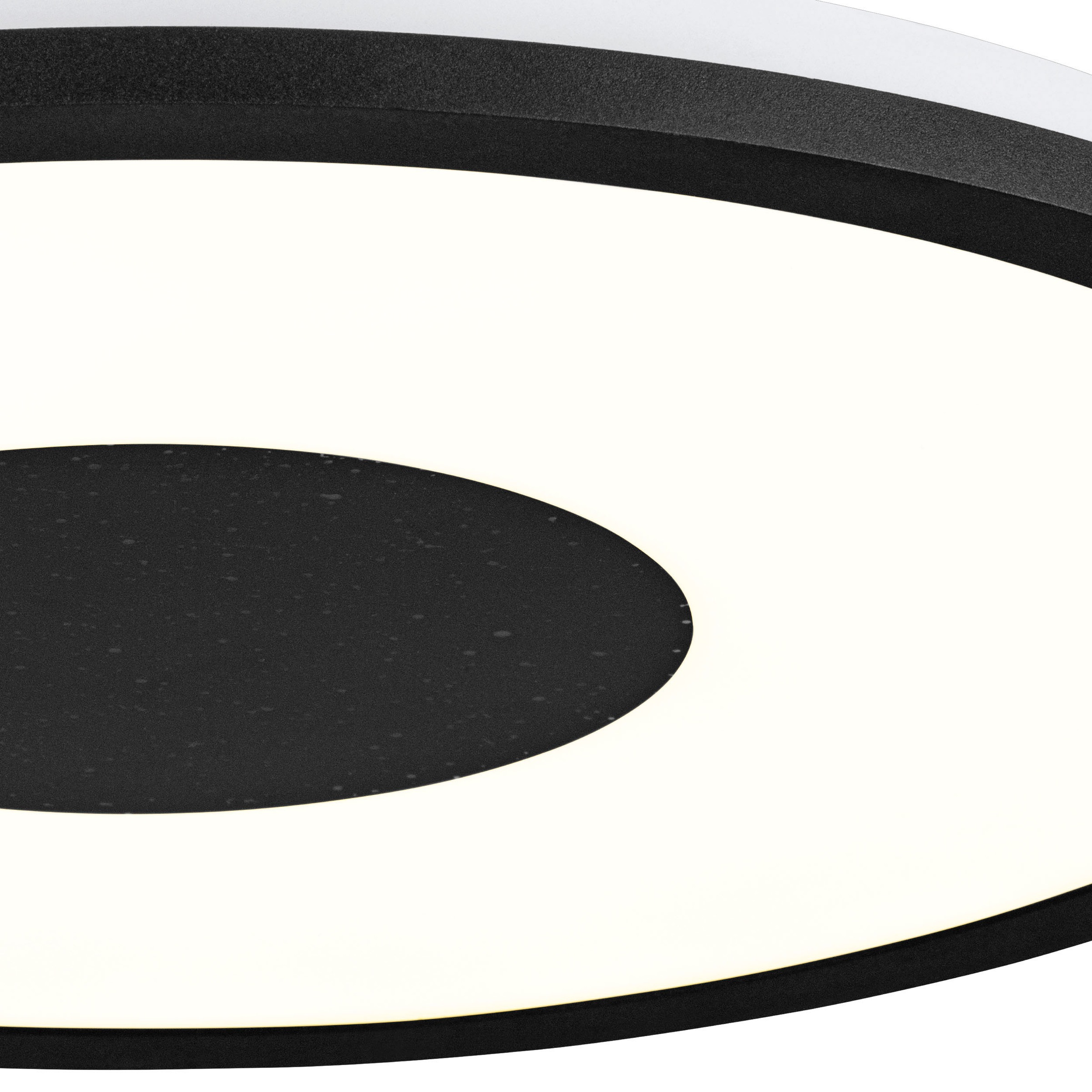 EGLO LED-Deckenleuchte »MARMORATA« in schwarz und weiß aus Alu, Stahl /  inkl. LED fest integriert - 18 Watt und 9 Watt