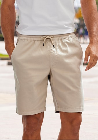 Shorts, kurz mit normaler Leibhöhe aus elastischer Baumwoll-Qualität