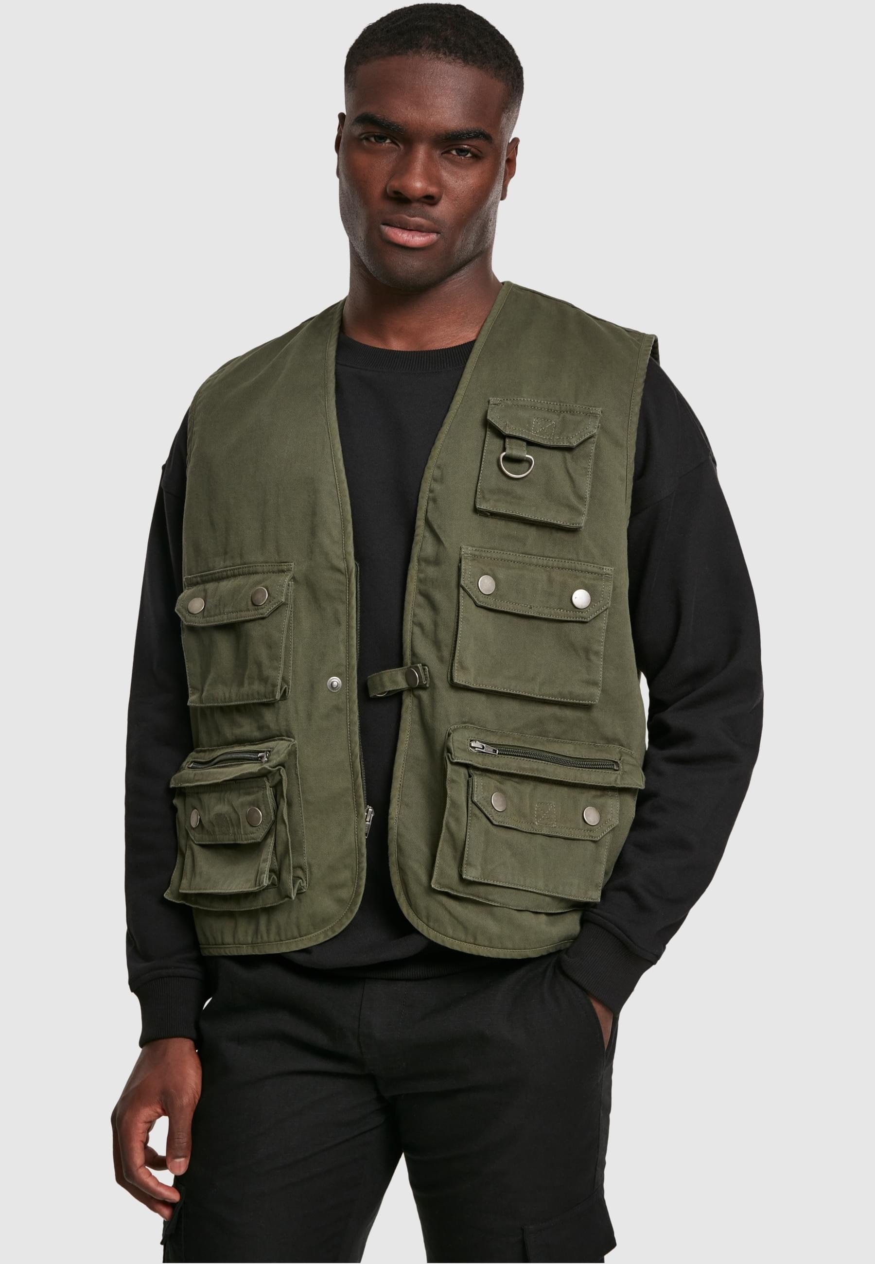 URBAN CLASSICS Jerseyweste »Urban Classics Herren Worker Vest«, (1 tlg.)