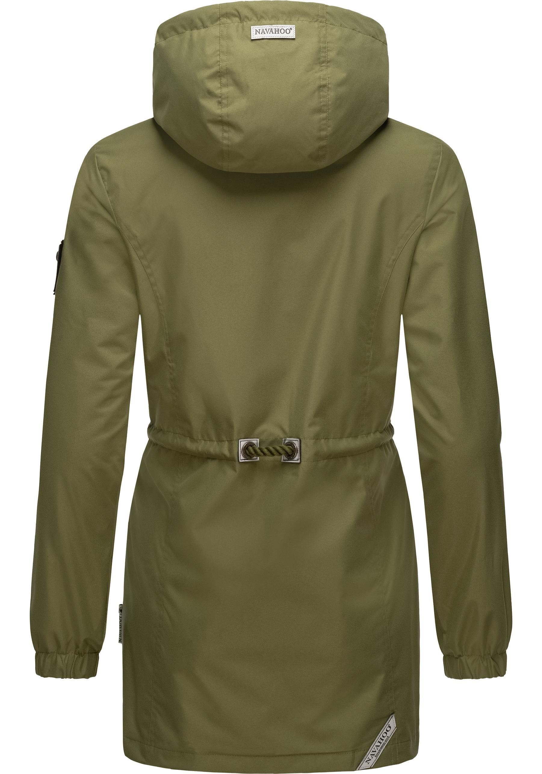 Navahoo Outdoorjacke »Neophee«, mit Kapuze, Damen Übergangs Parka aus recycelten Materialien
