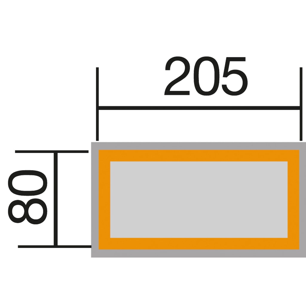 weka Hochbeet, BxTxH: 205x80x81 cm