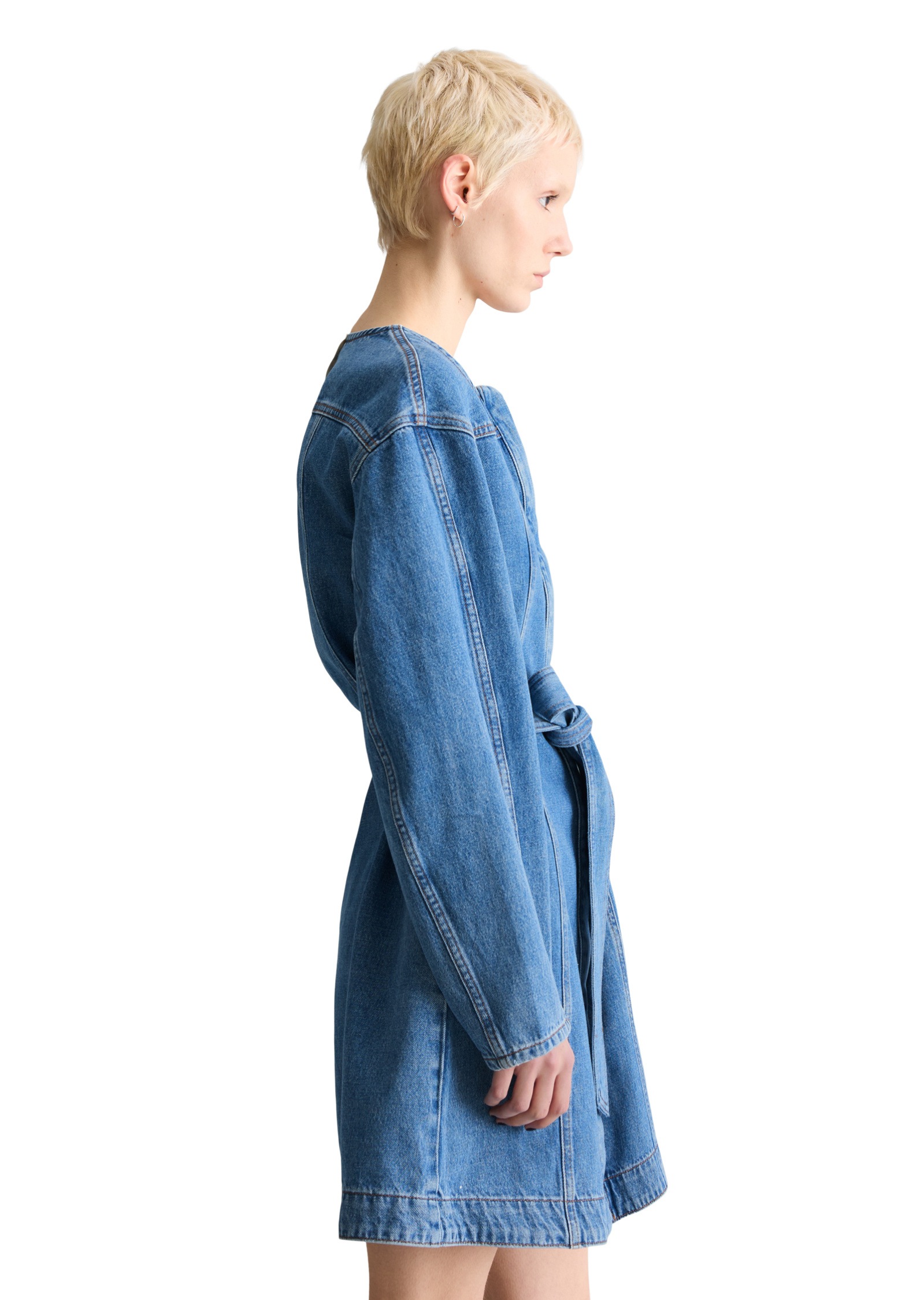 Marc O'Polo DENIM Jeanskleid »mit Ananasblattfasern«