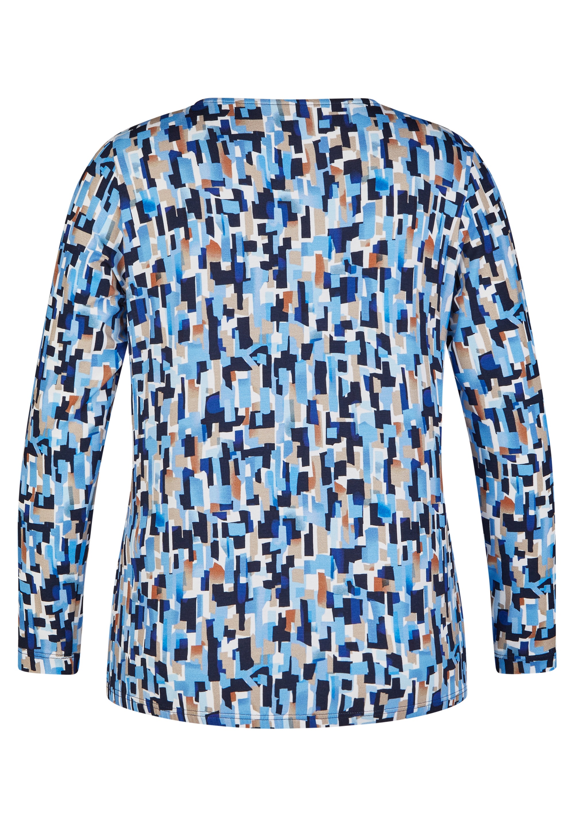 Rabe Langarmshirt, mit grafischem Muster