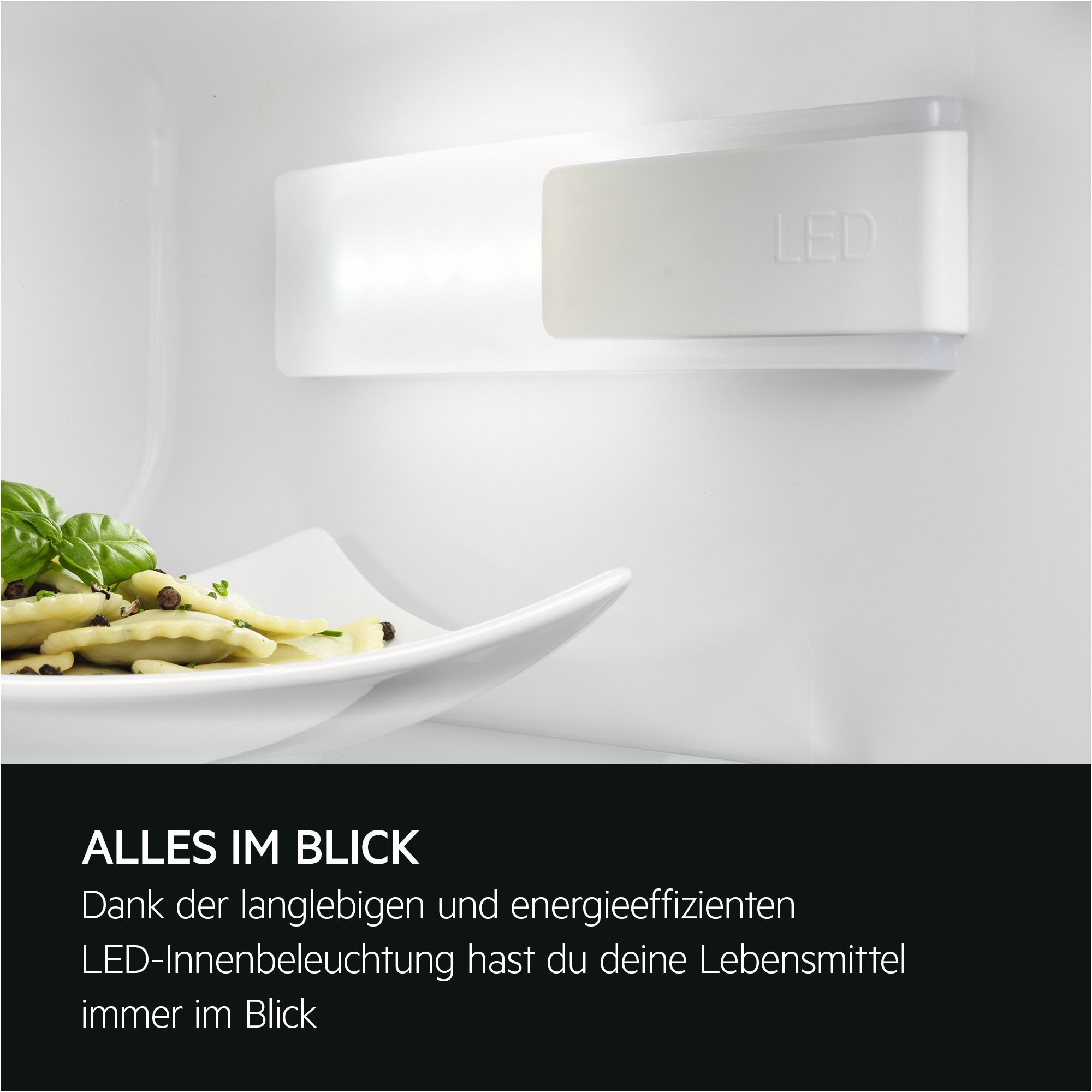 AEG Einbaukühlschrank 5000 »TF50S882DS« 87,3 cm hoch 54,8 cm breit OptiSpace ermöglicht dir eine flexible Nutzung des Kühlraums