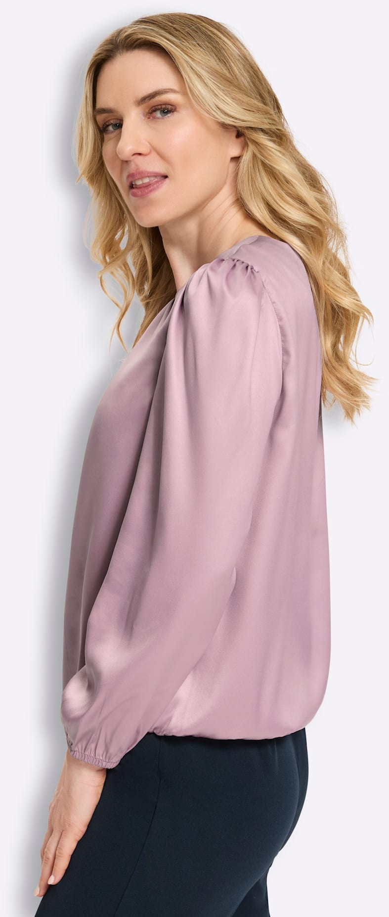 Classic Basics Satinbluse