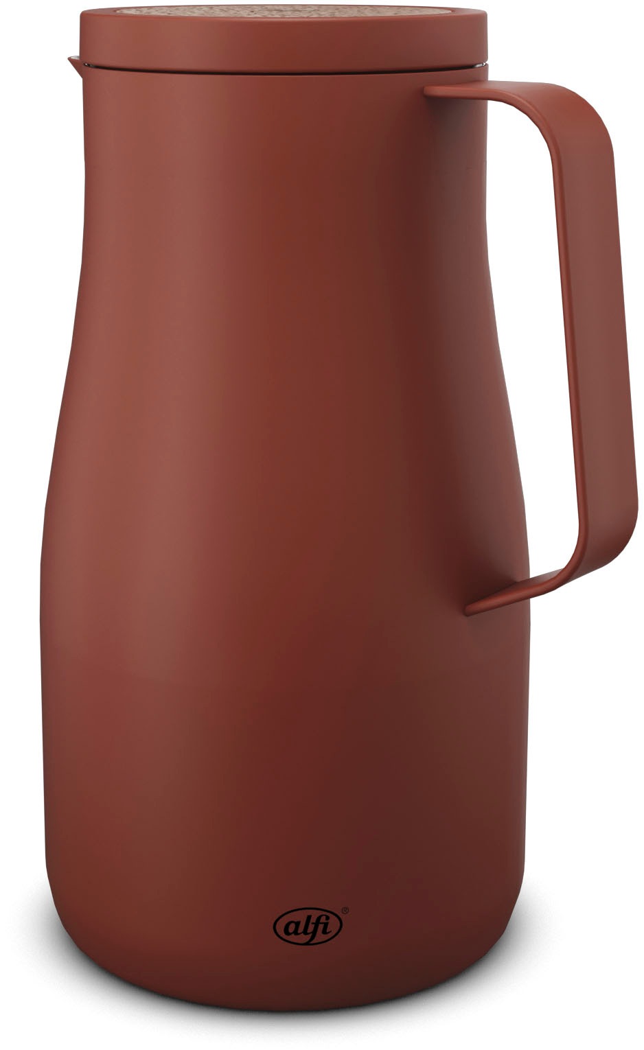Alfi Isolierkanne »STUDIO TEA, aus doppelwandigem Edelstahl«, 1 l, (1 St.), 12h heiß & 24h kalt, ergonomischer Griff, große Öffnung
