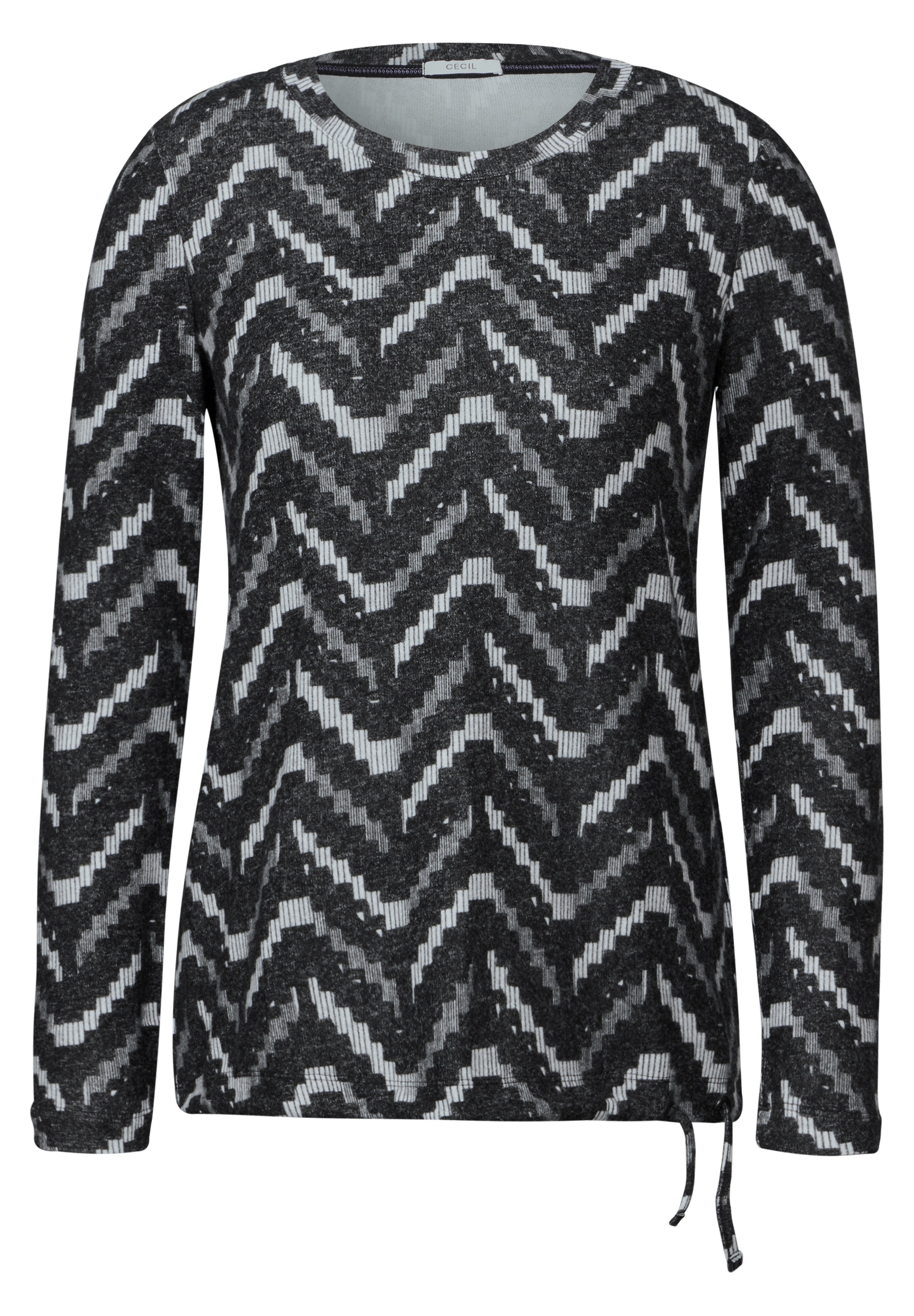 Cecil Langarmshirt, mit Tunnelzug am Saum