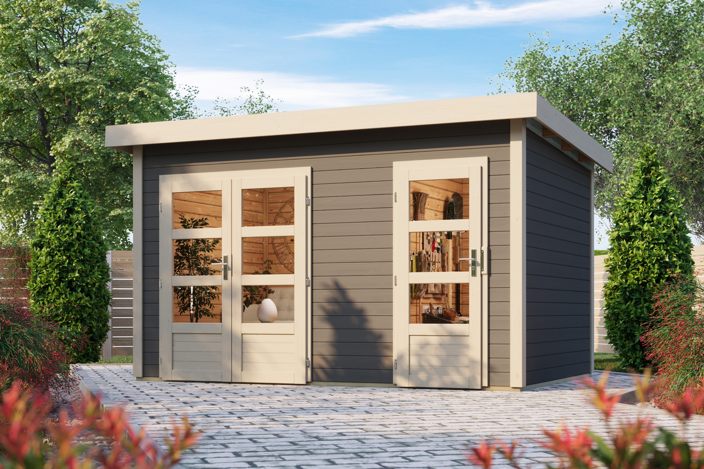 Karibu Gartenhaus "Spandau" günstig online kaufen