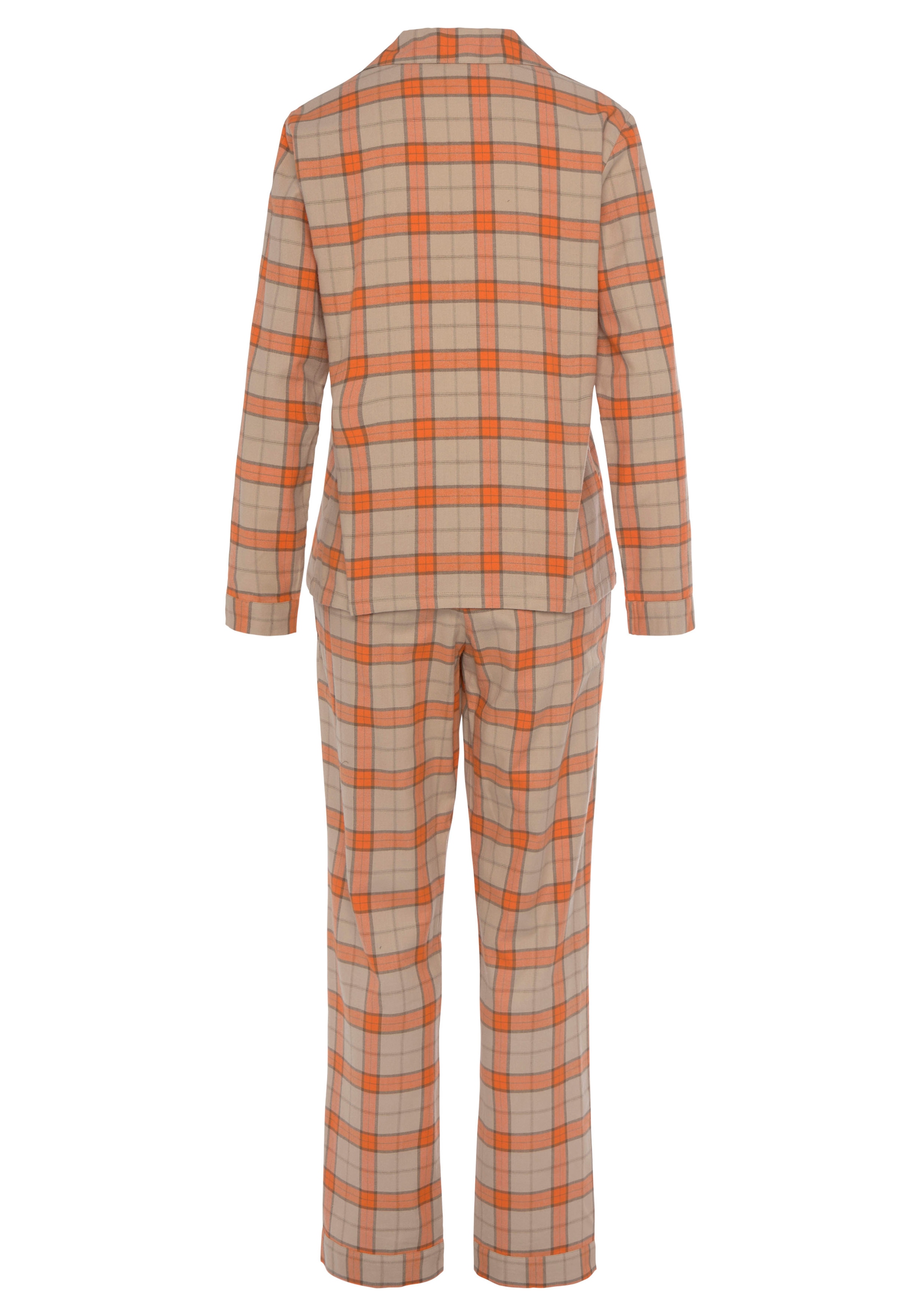 Vivance Dreams Pyjama, (2 tlg.), aus kuschelig weichem Flanell