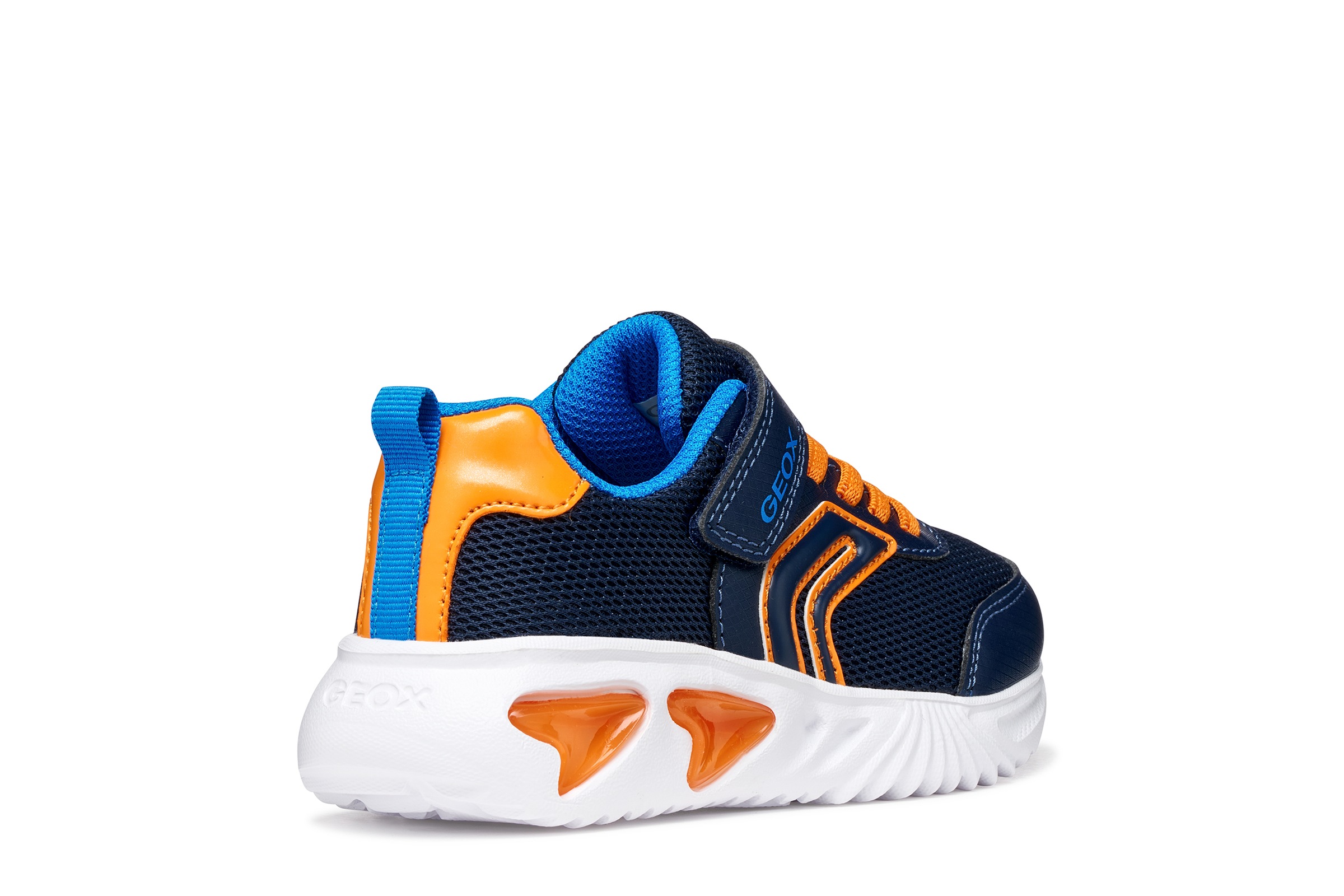 Geox Assister Boys Sneaker Navy/Orange 24 3