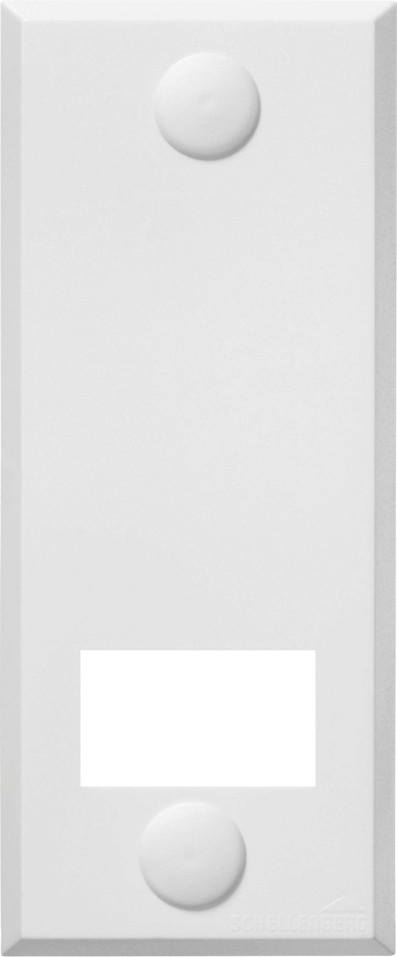 SCHELLENBERG Gurtwickler-Abdeckplatte »Standard Maxi, 10,5 cm Lochabstand, langlebig aus Kunststoff«, Rollladen Abdeckblenden für Gurtwickler und Einlasswickler