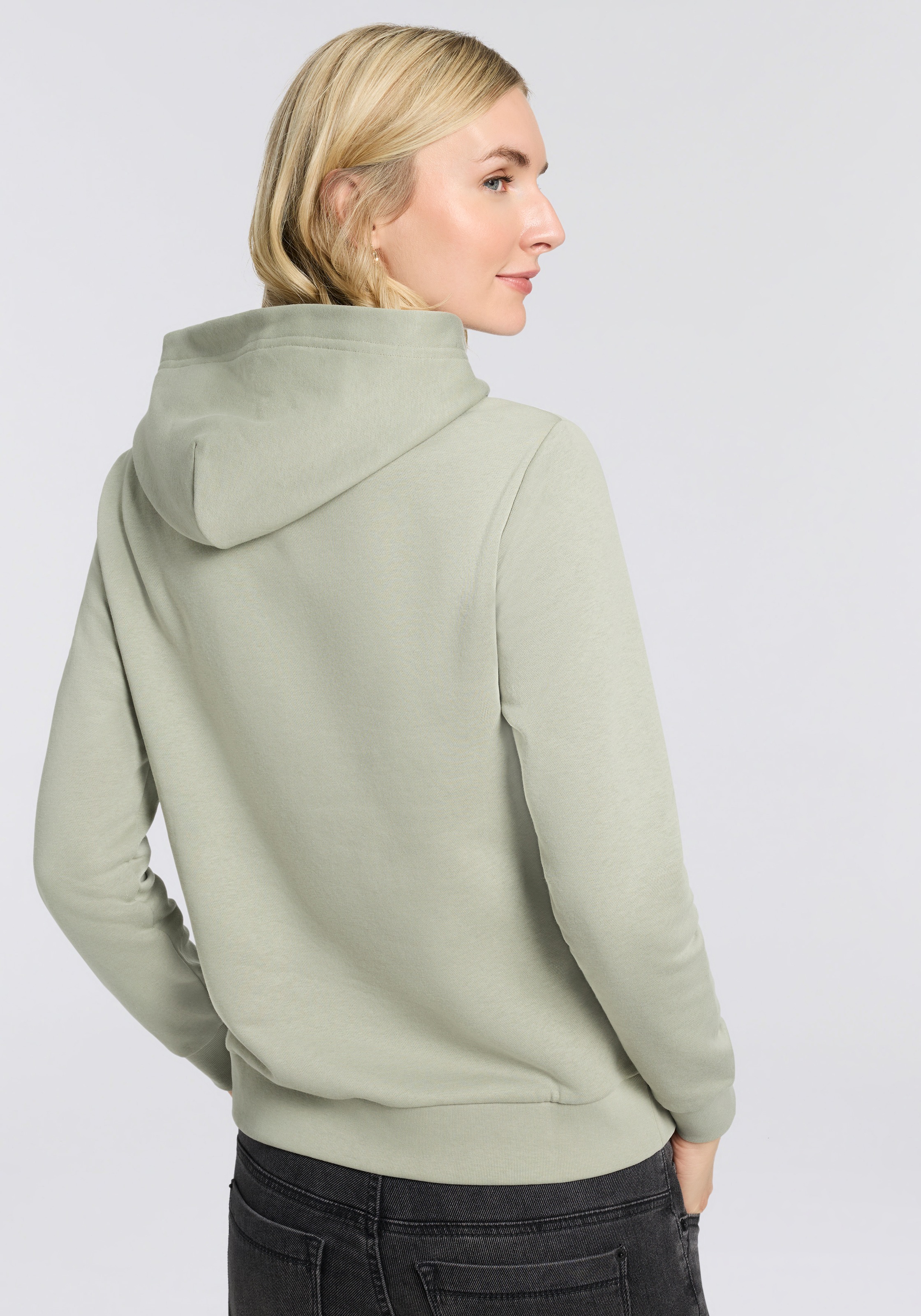 Gant Hoodie "REG GRAPHIC HOODIE", gerippte Abschlüsse, Kapuze ohne Kordel günstig online kaufen