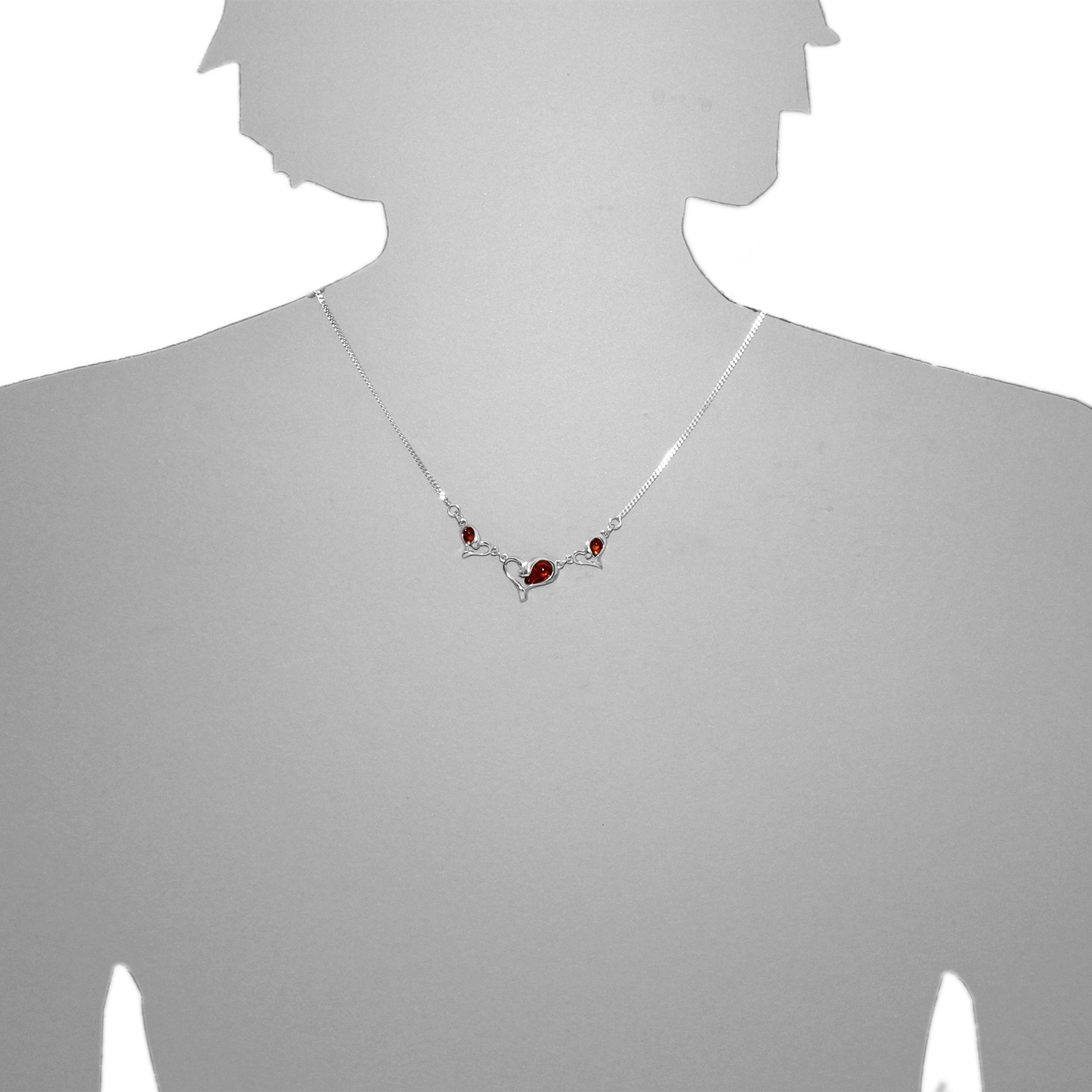 OSTSEE-SCHMUCK Collier »Ostsee-Schmuck Collier Herz Collier Herz«, (1 tlg.)