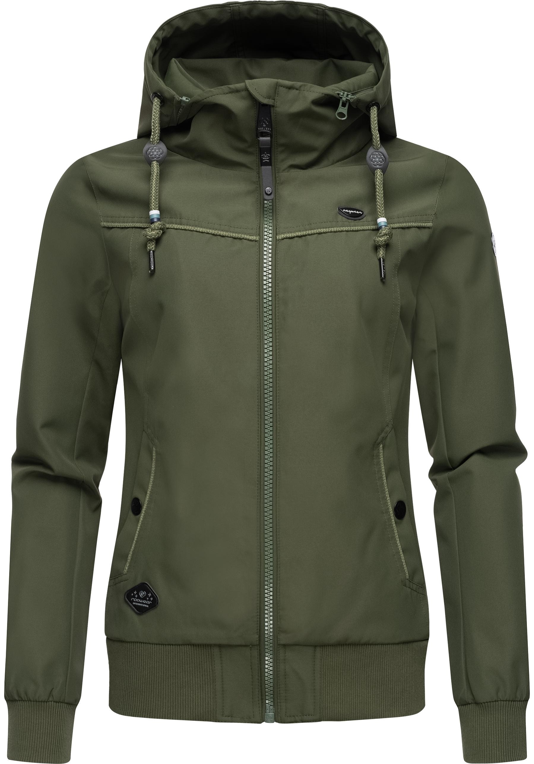 Ragwear Outdoorjacke »Jotty«, mit Kapuze, wasserdichte Übergangsjacke mit abnehmbarer Kapuze