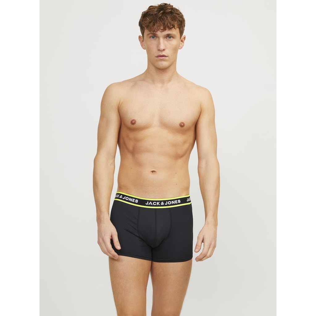 Jack & Jones Boxershorts »JACTHOM SOLID MICROFIBER TRUNKS 3 PACK«, (Packung, 3 St.)