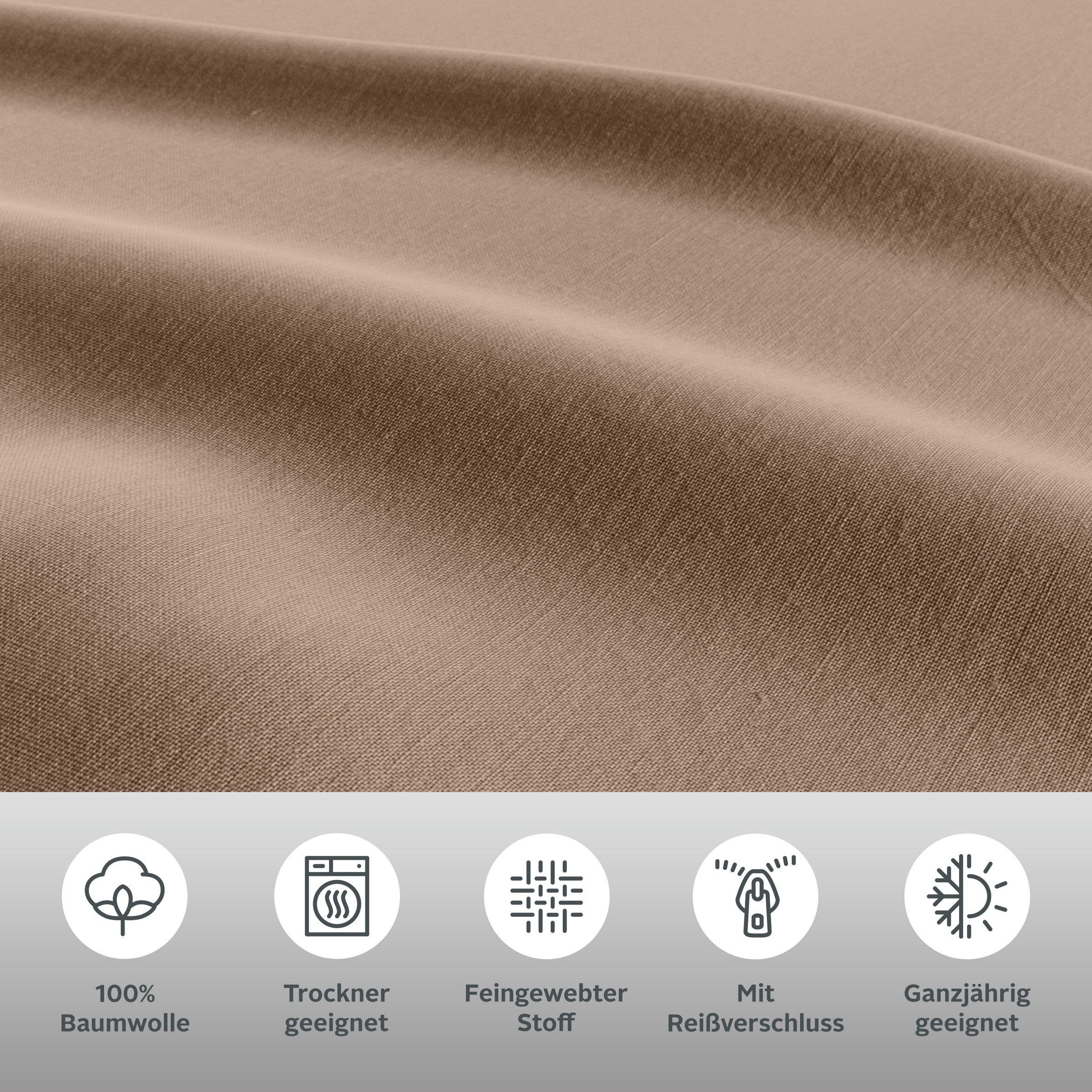 Thumbnail - Home affaire Bettwäsche "Luisa" 2 Stk. tlg. NEUHEIT: 100% Baumwolle, ab Gr. 135x200 cm, in zwei Qualitäten