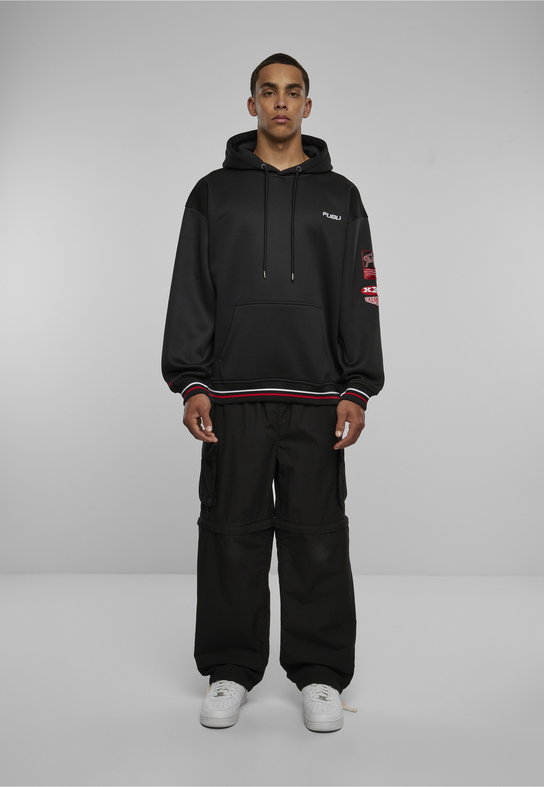 Fubu Kapuzensweatshirt »Fubu Herren FM233-012-2 FUBU Corporate Mesh Hoodie«, 1 Stk.
